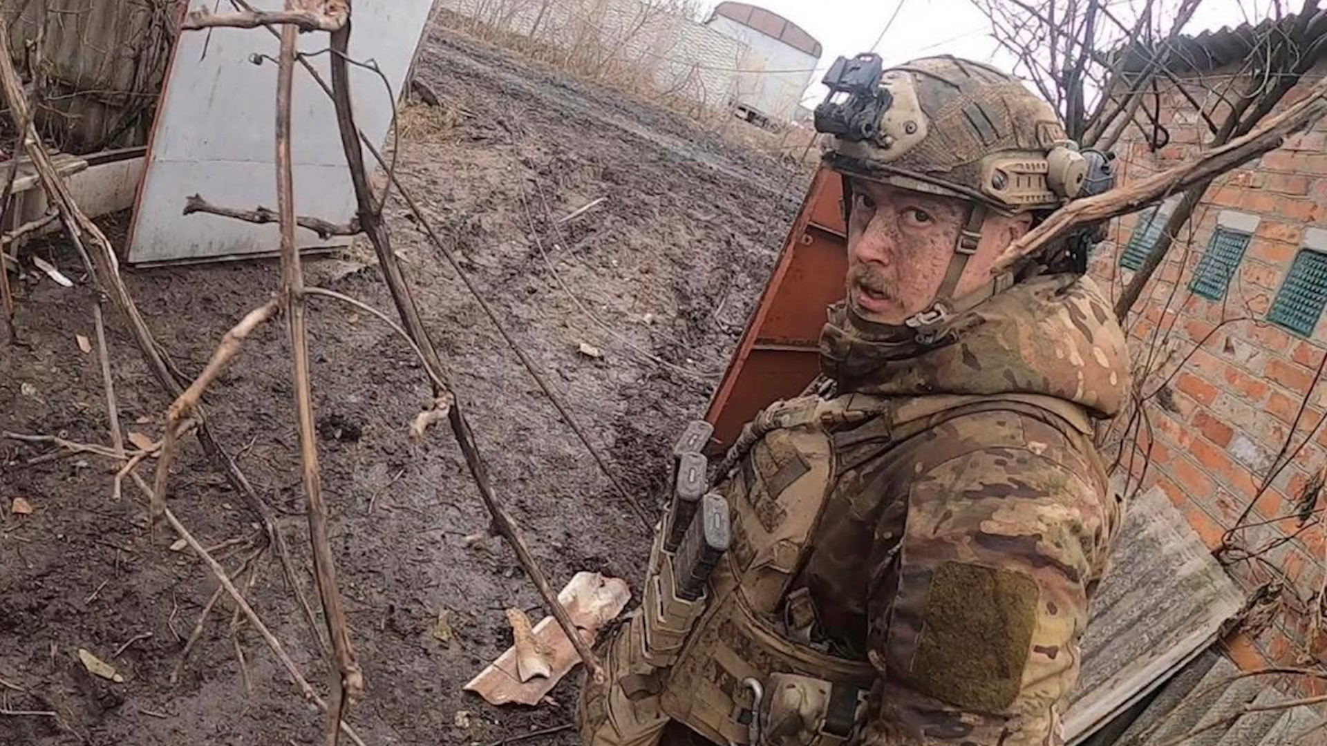 Mr Thorn, former British soldier posted images from Ukraine to social media 15042023 CREDIT Julian Thorn Facebook