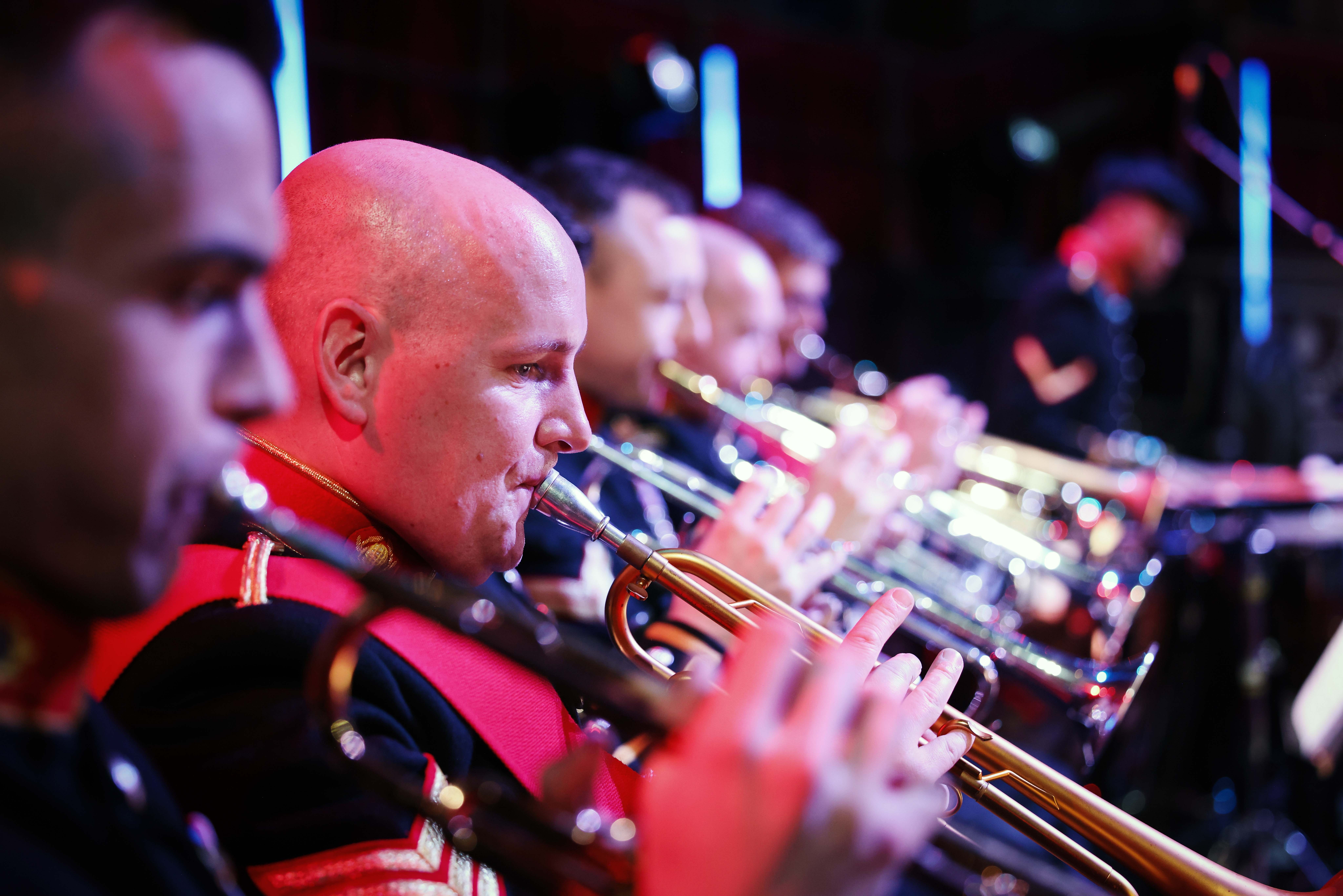 Musicians perform at the Mountbatten Festival of Music (Picture: MOD)