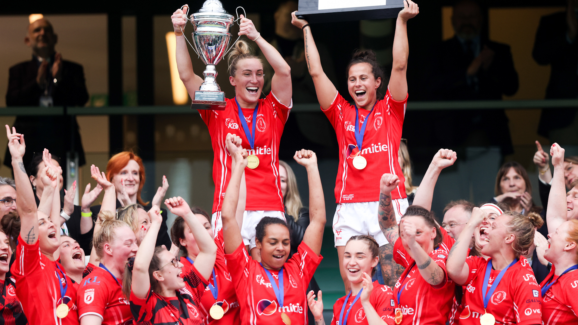 Army women win inter services at twickenham