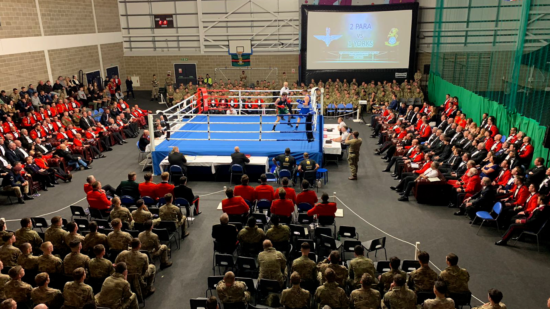 Army boxing semi finals Colchester