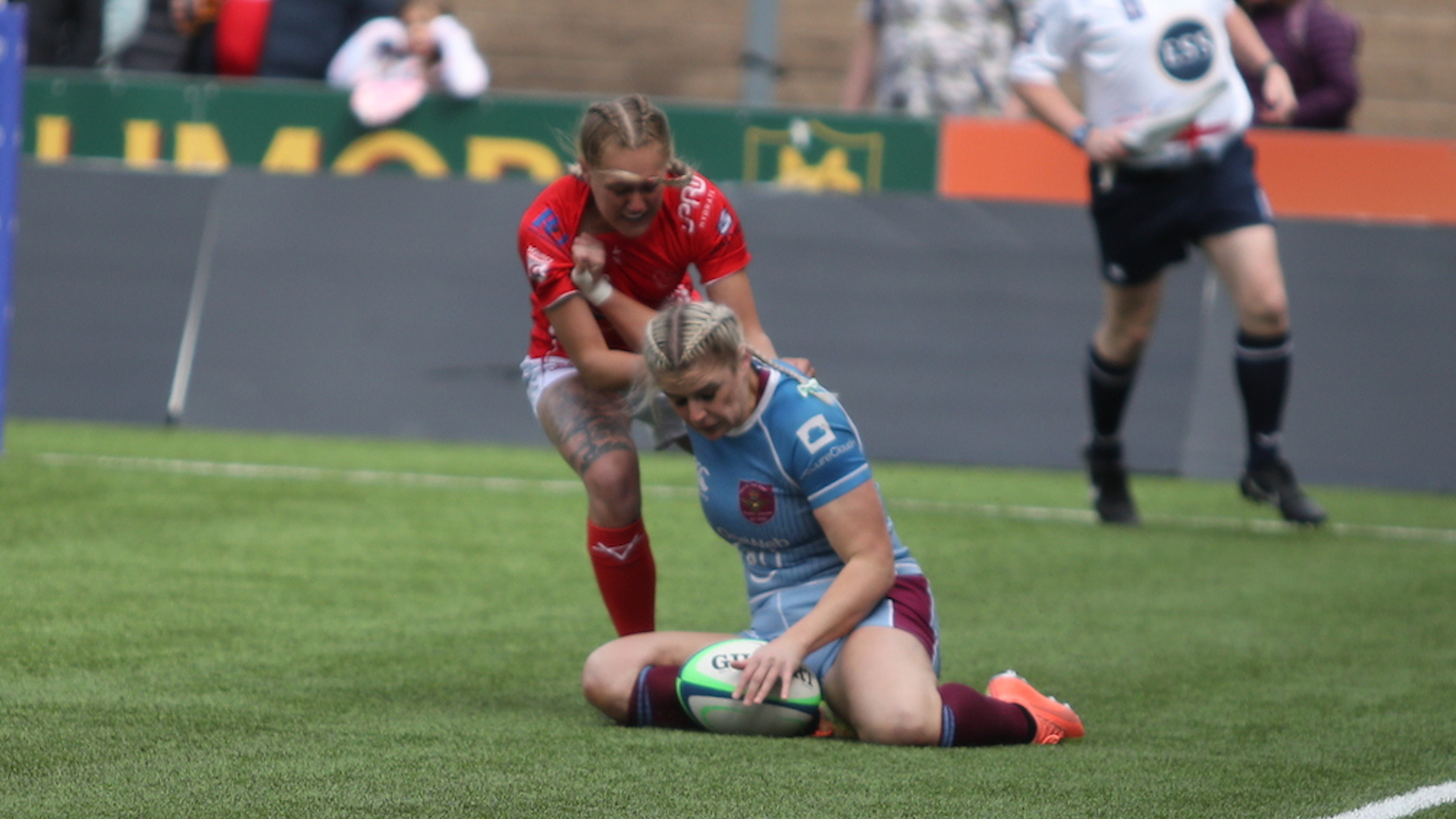 Carys Williams Morris RAF try