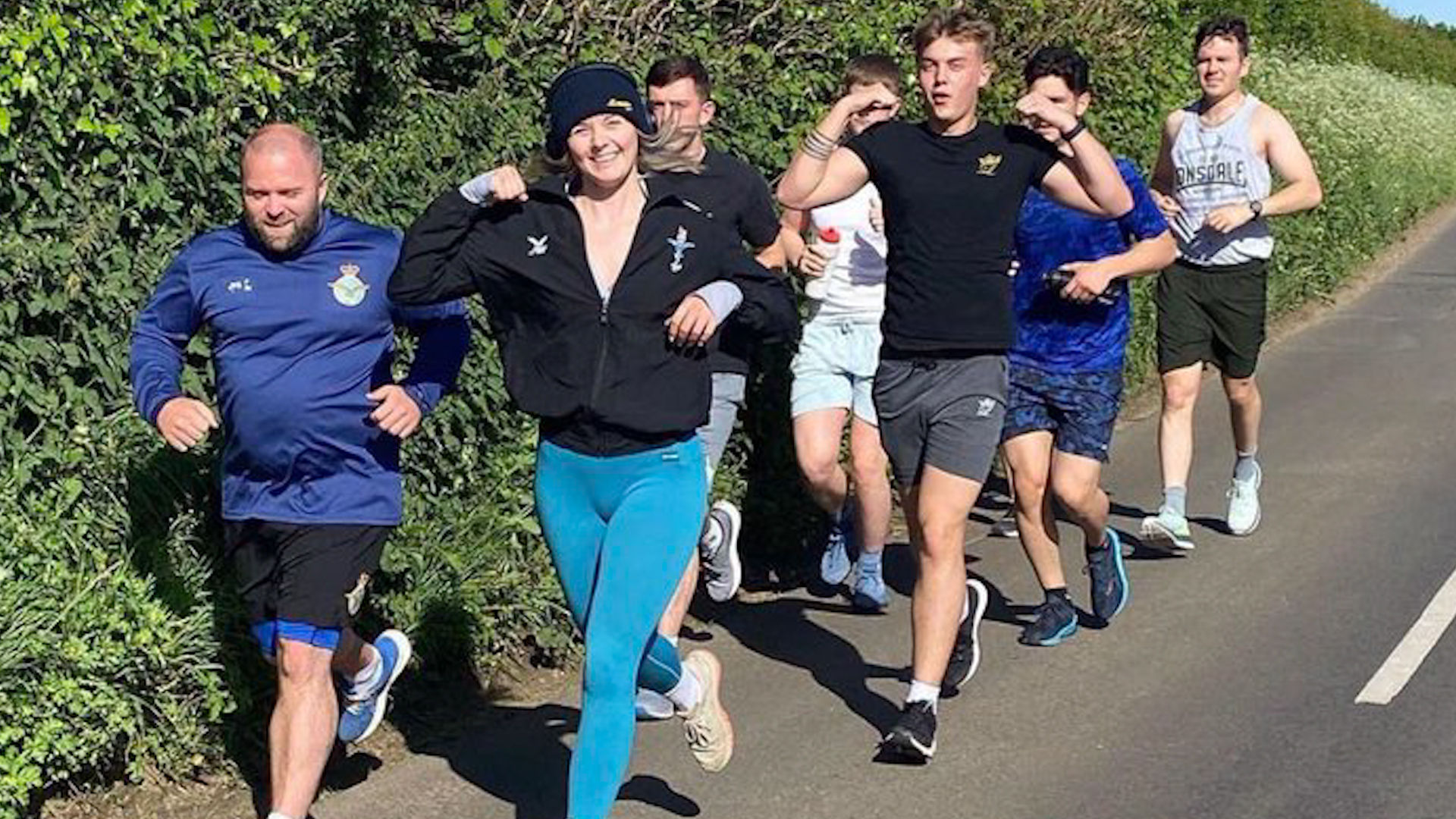 RAF Boxers fun run