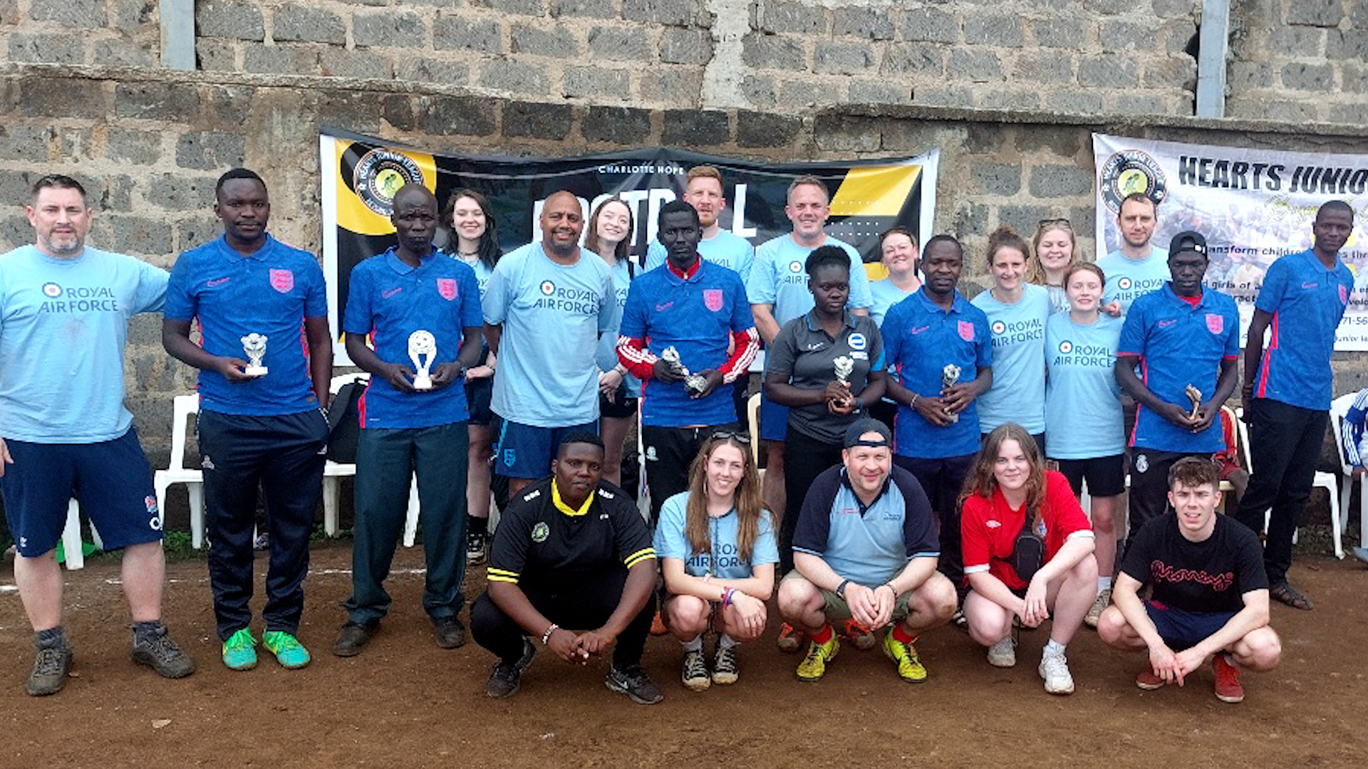 RAF Taking Football to Africa Appeal in Kenya 
