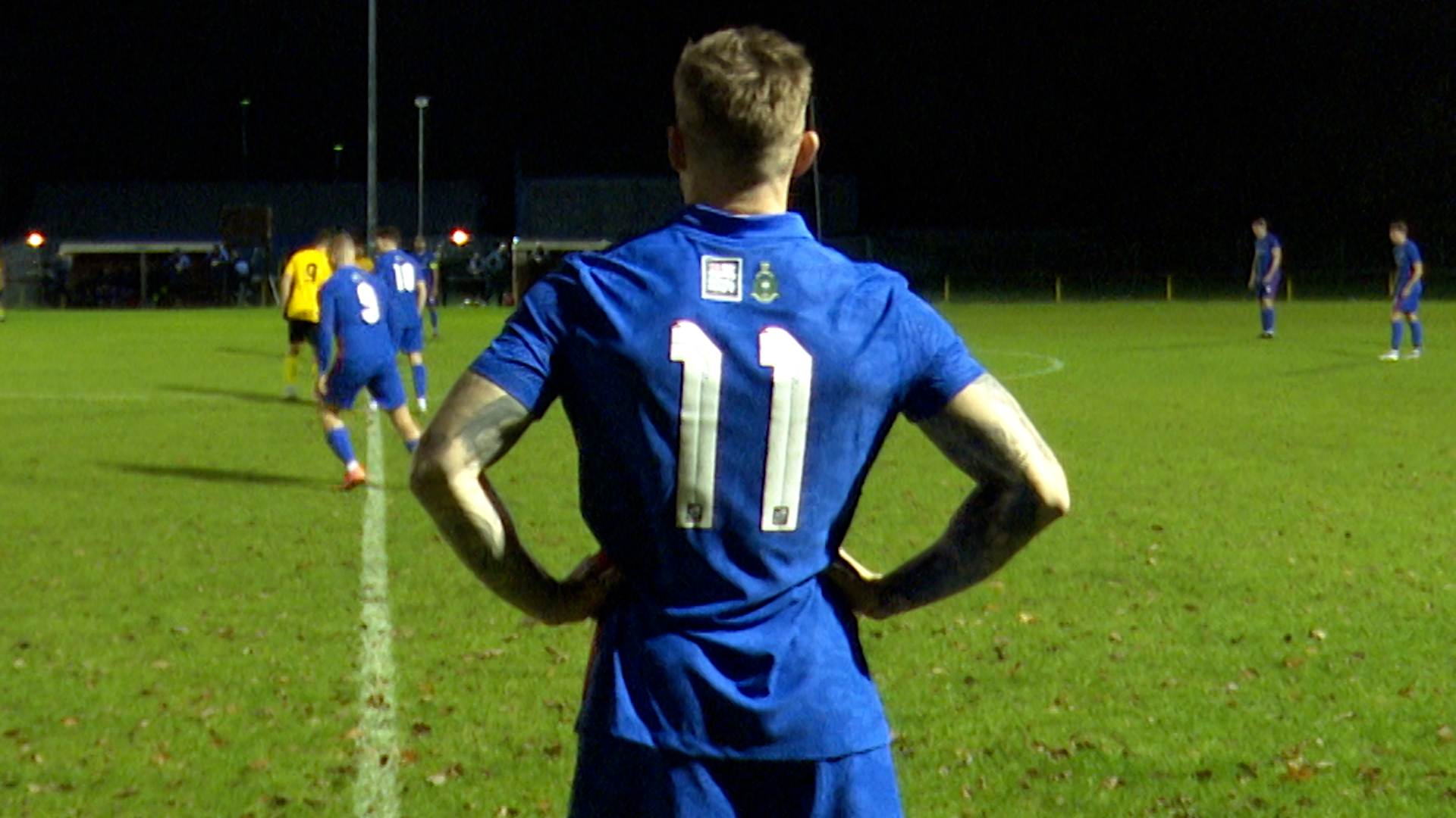 NAME Royal Navy Football Hampshrie Cup v Hamble FC CREDIT BFBS DATE 22112023.jpg