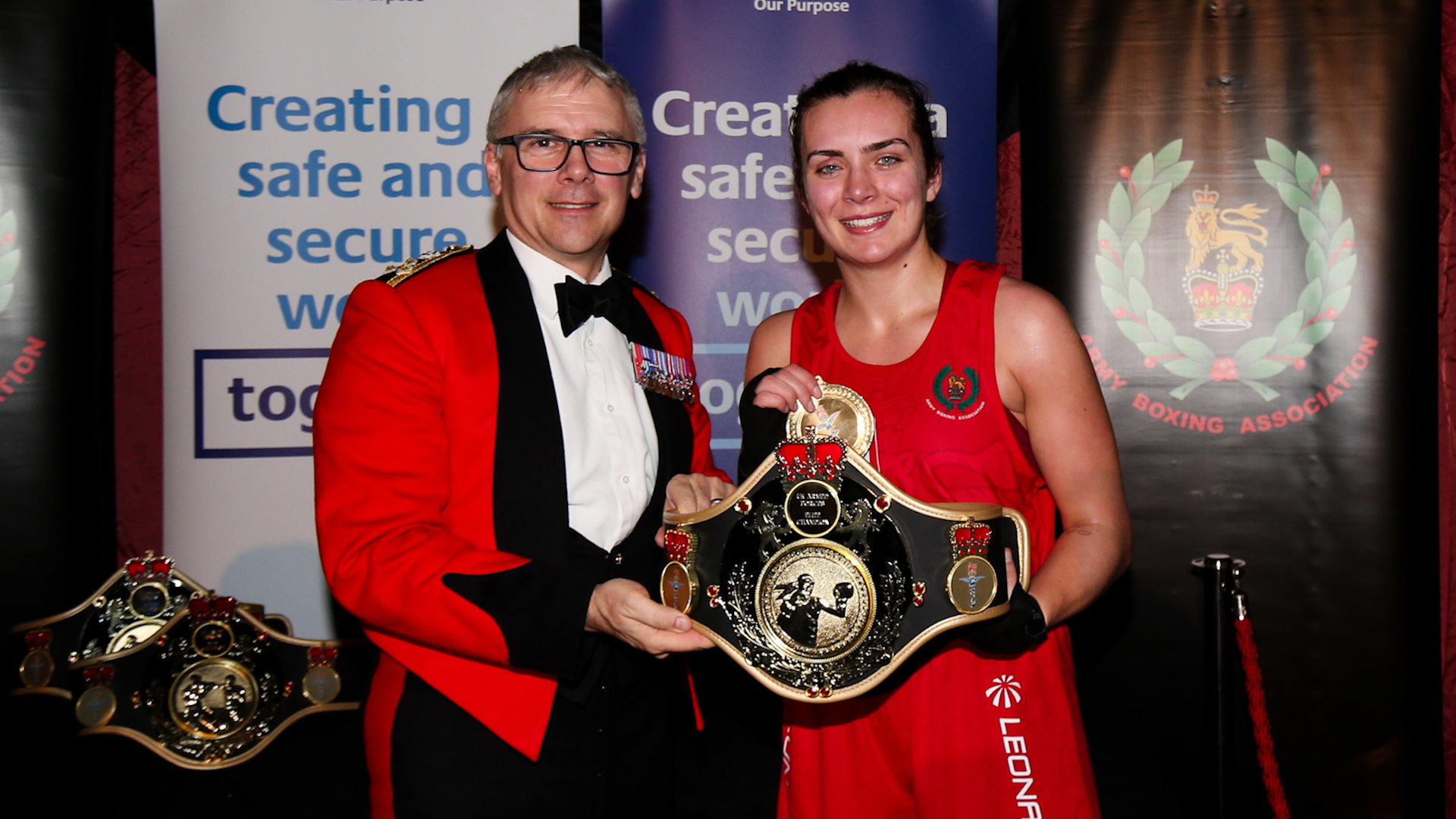 Terri Leigh Stuart Inter Services boxing
