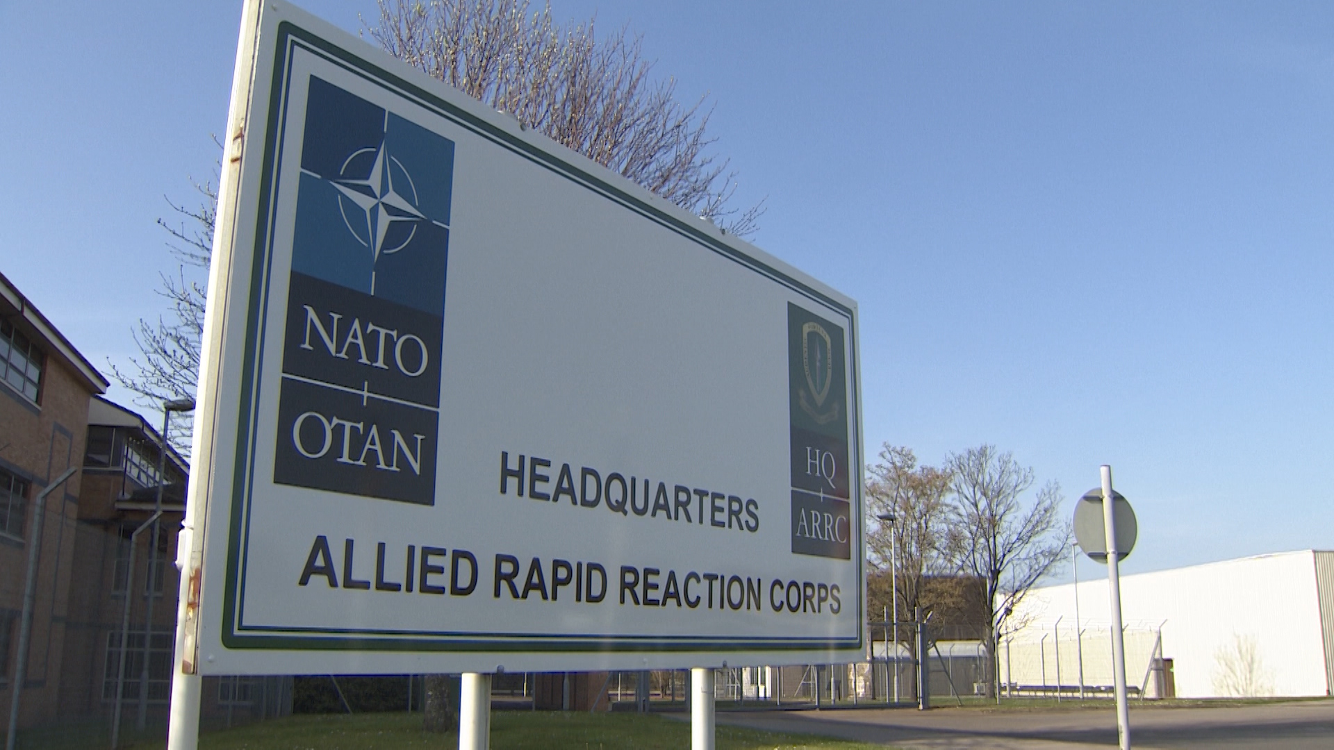 NATO's Allied Rapid Reaction Corps HQ in Gloucestershire.