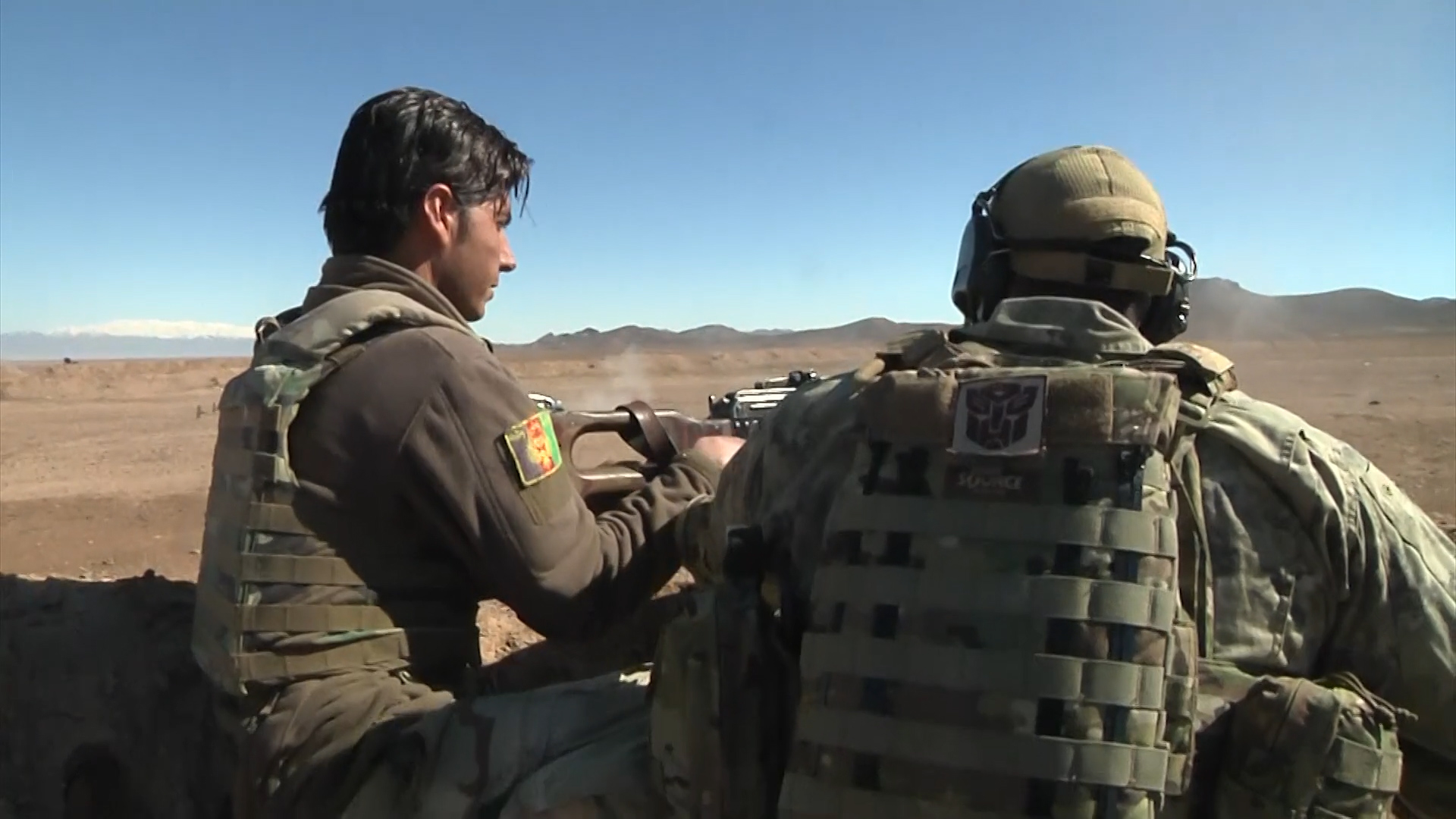 Afghan army training