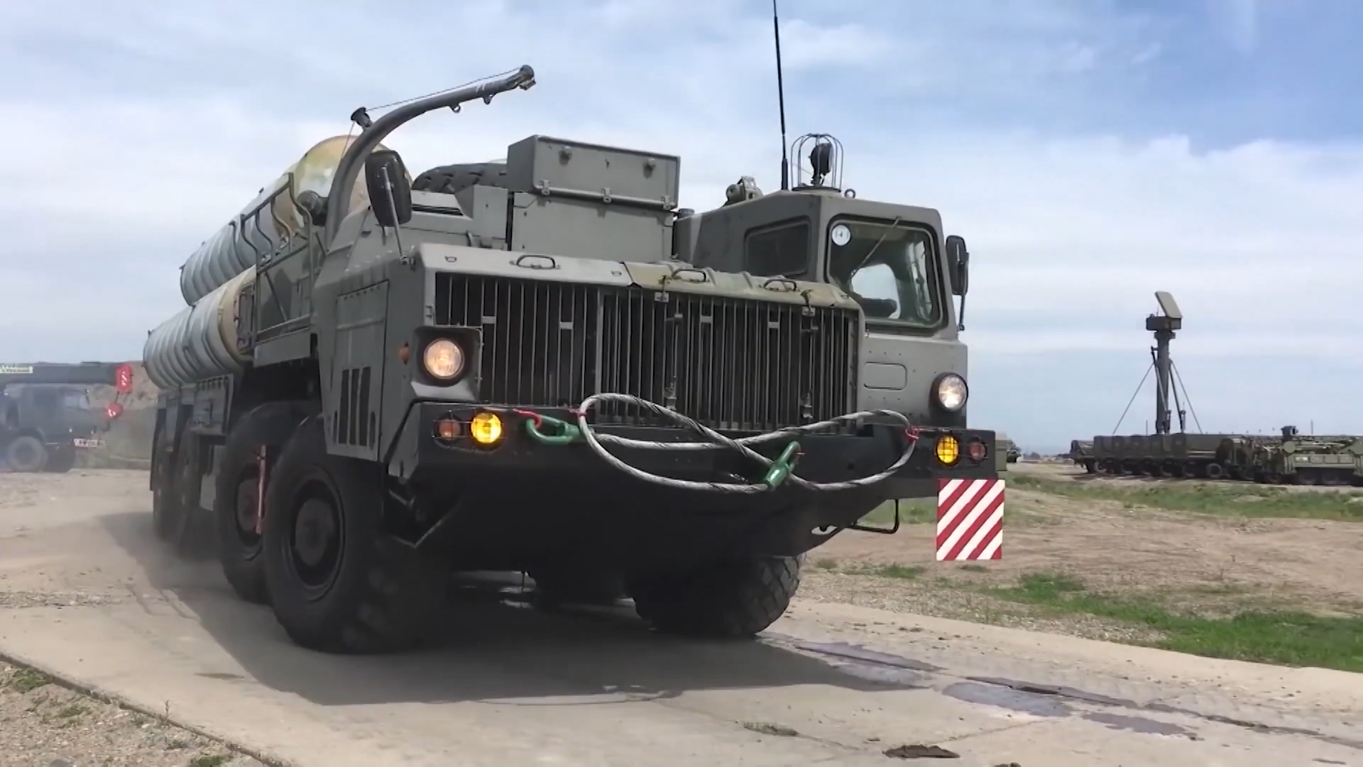 One of NATO's most significant challenges is moving its vehicles over different infrastructure, Lt Gen MacFarland said (Picture: NATO TV).