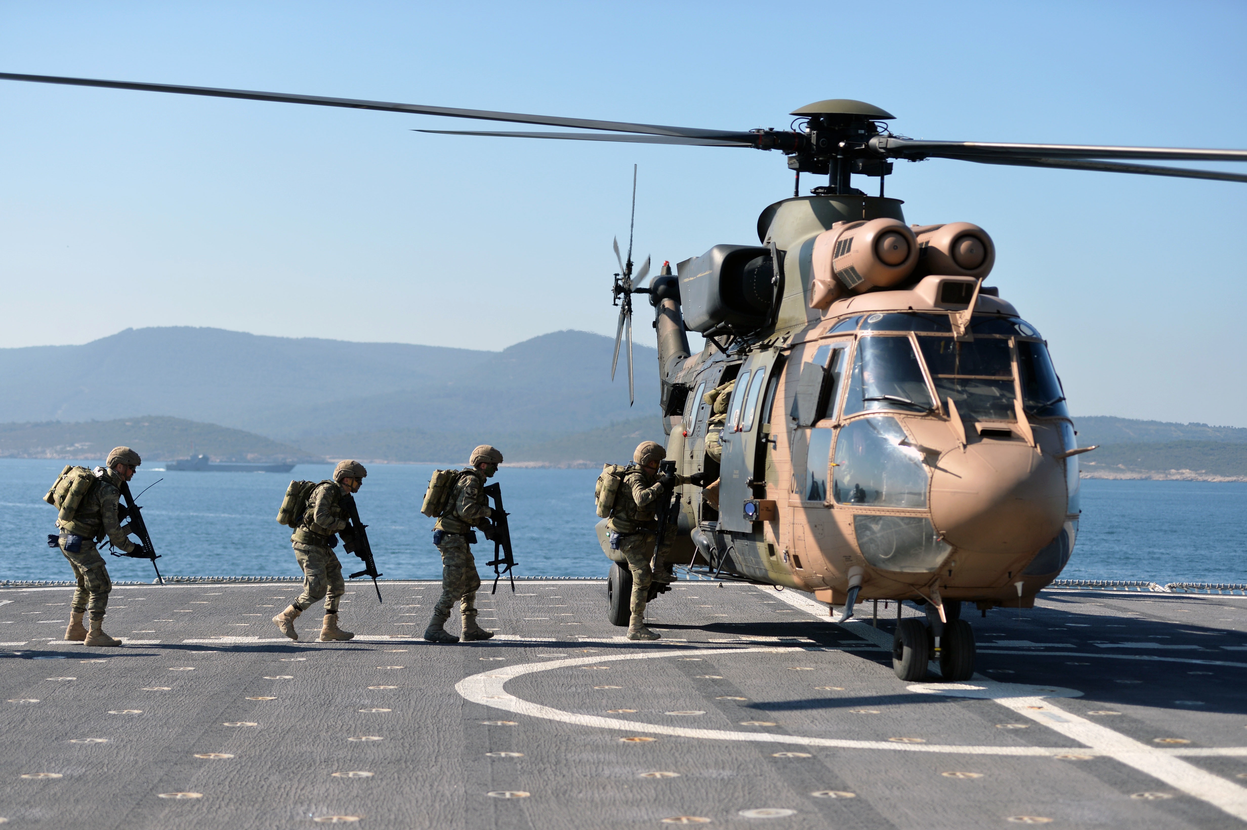 NATO troops on exercise in 2019 (Picture: PA).