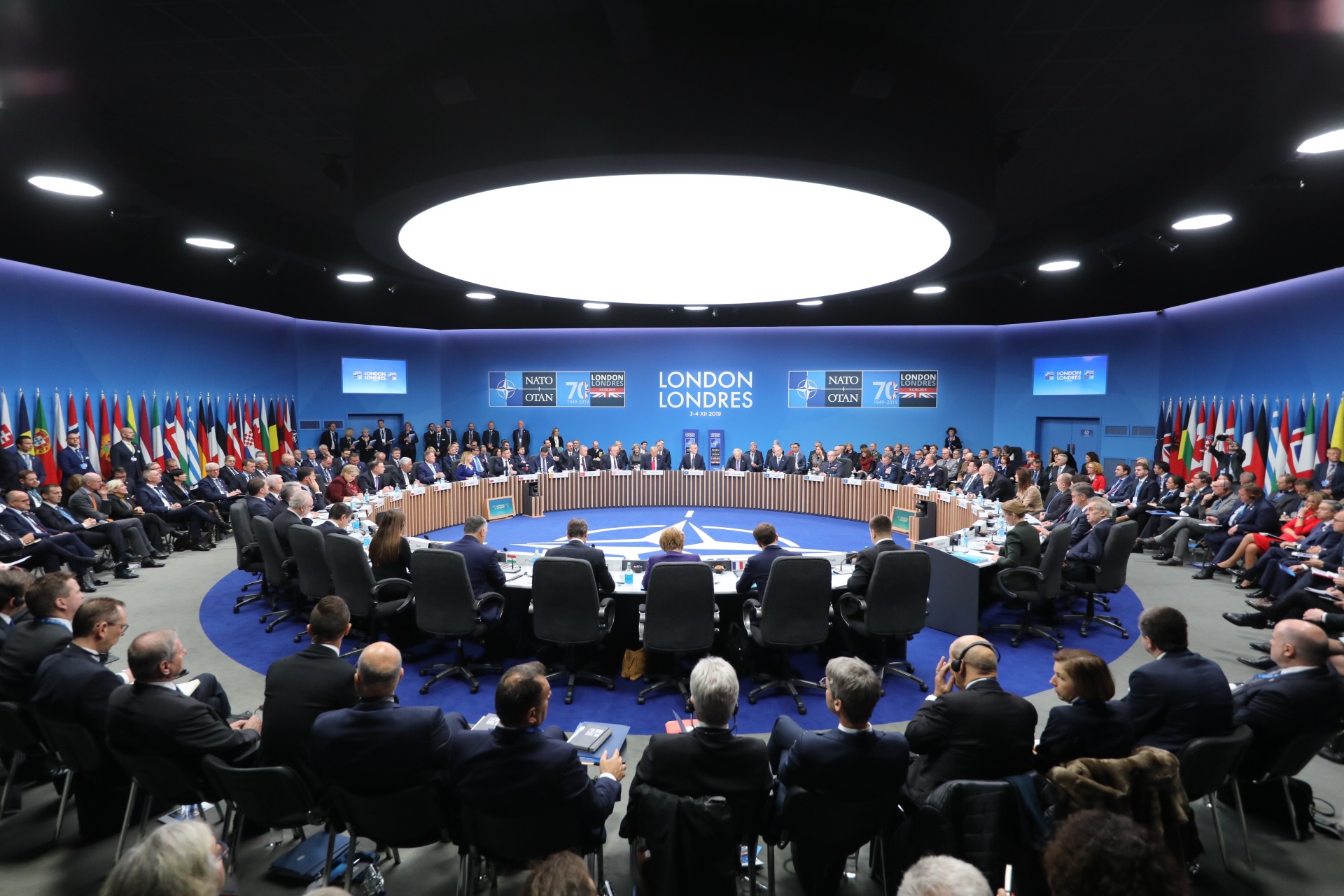 NATO meeting in session at Grove Hotel Watford (Picture: MOD).