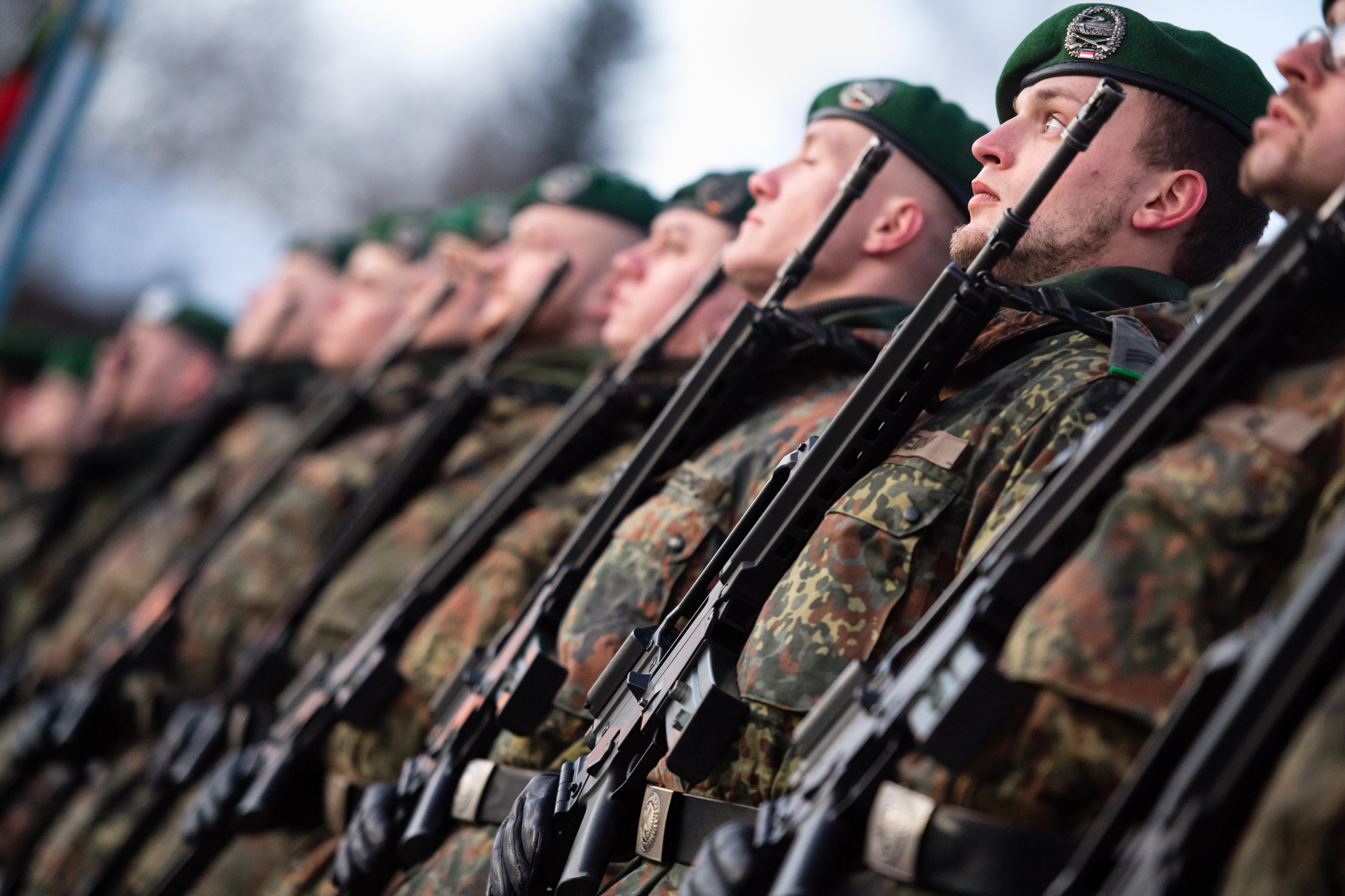 NATO nations - Germany - German soldiers with assault rifles
