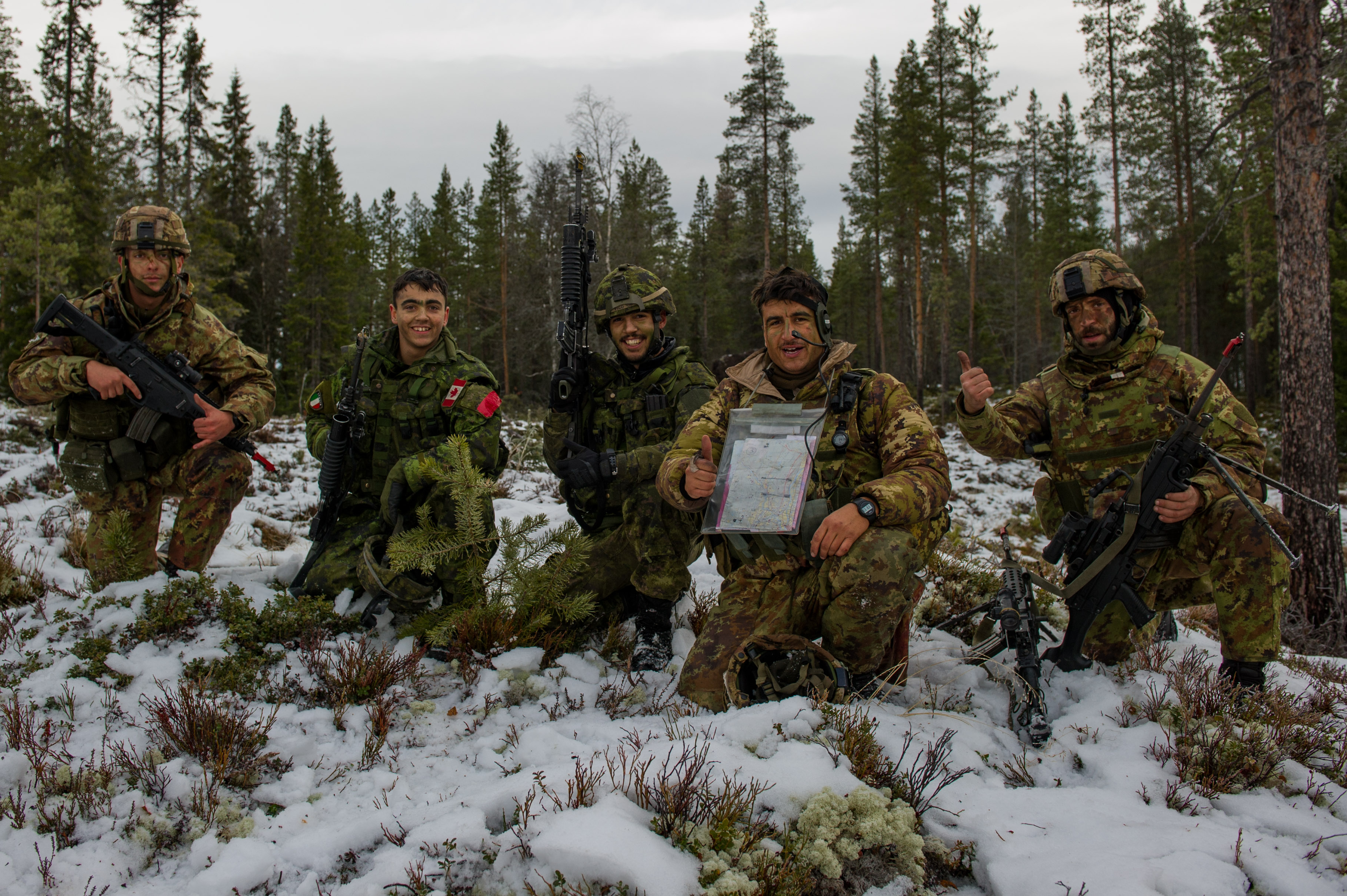 NATO troops on Trident Juncture 071118 CREDIT BFBS
