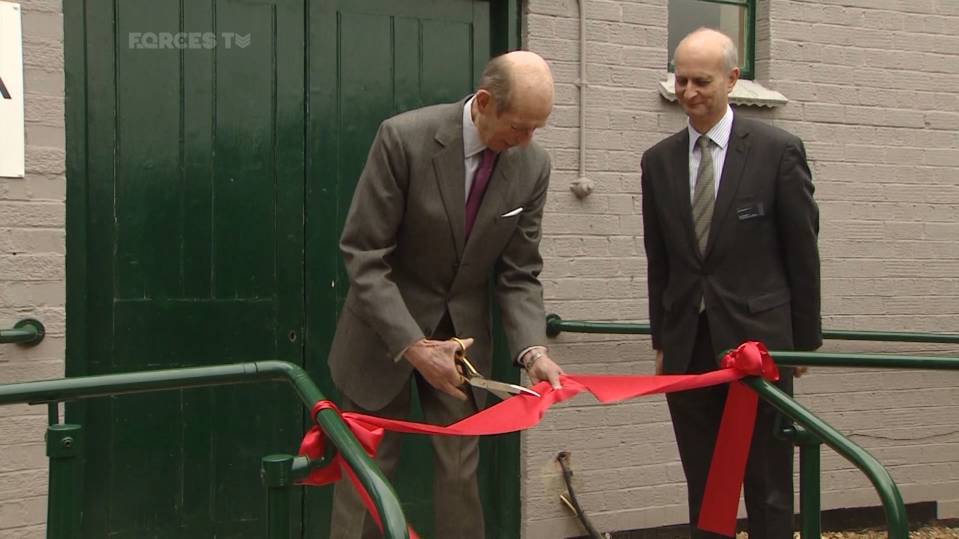 His Royal Highness the Duke of Kent Opens Hut 11A