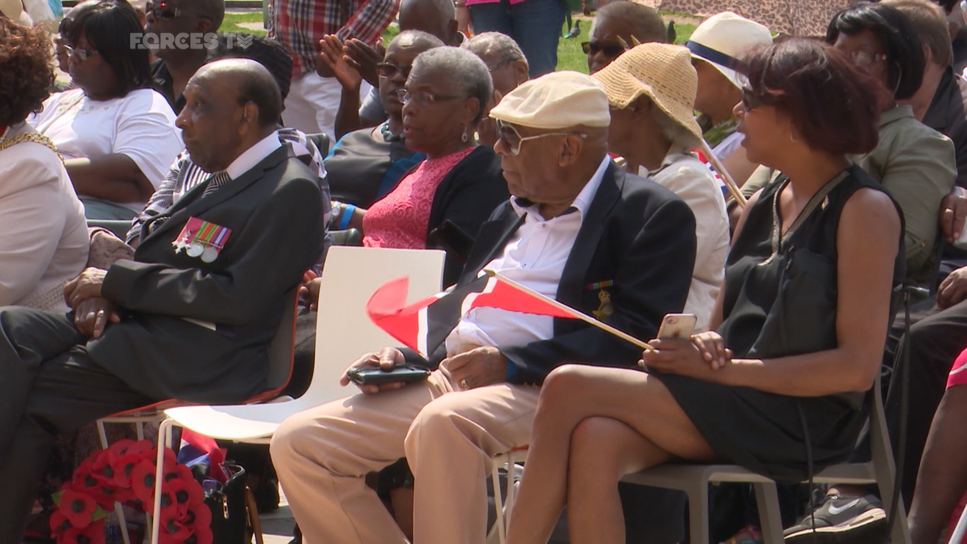 commemorative ceremony was held to honour the African and Caribbean soldiers