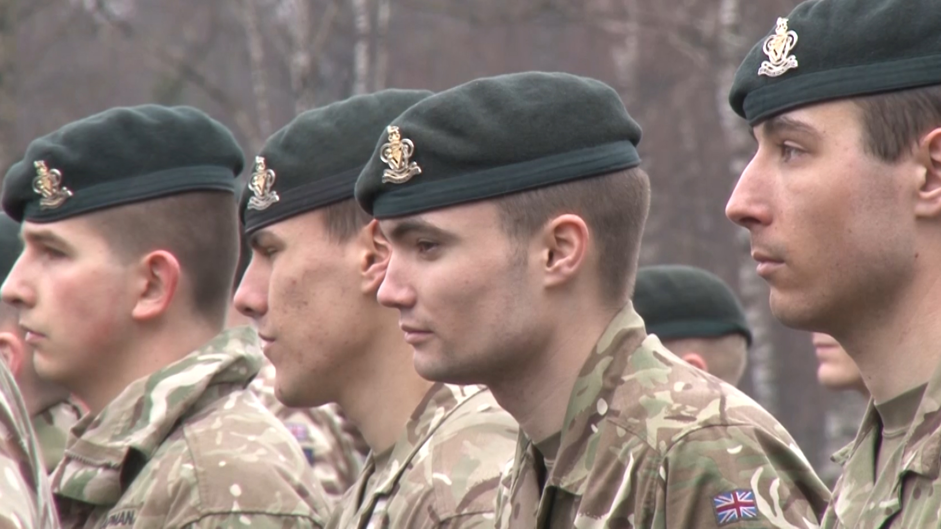 Queen's Royal Hussars on St Patrick's Day parade