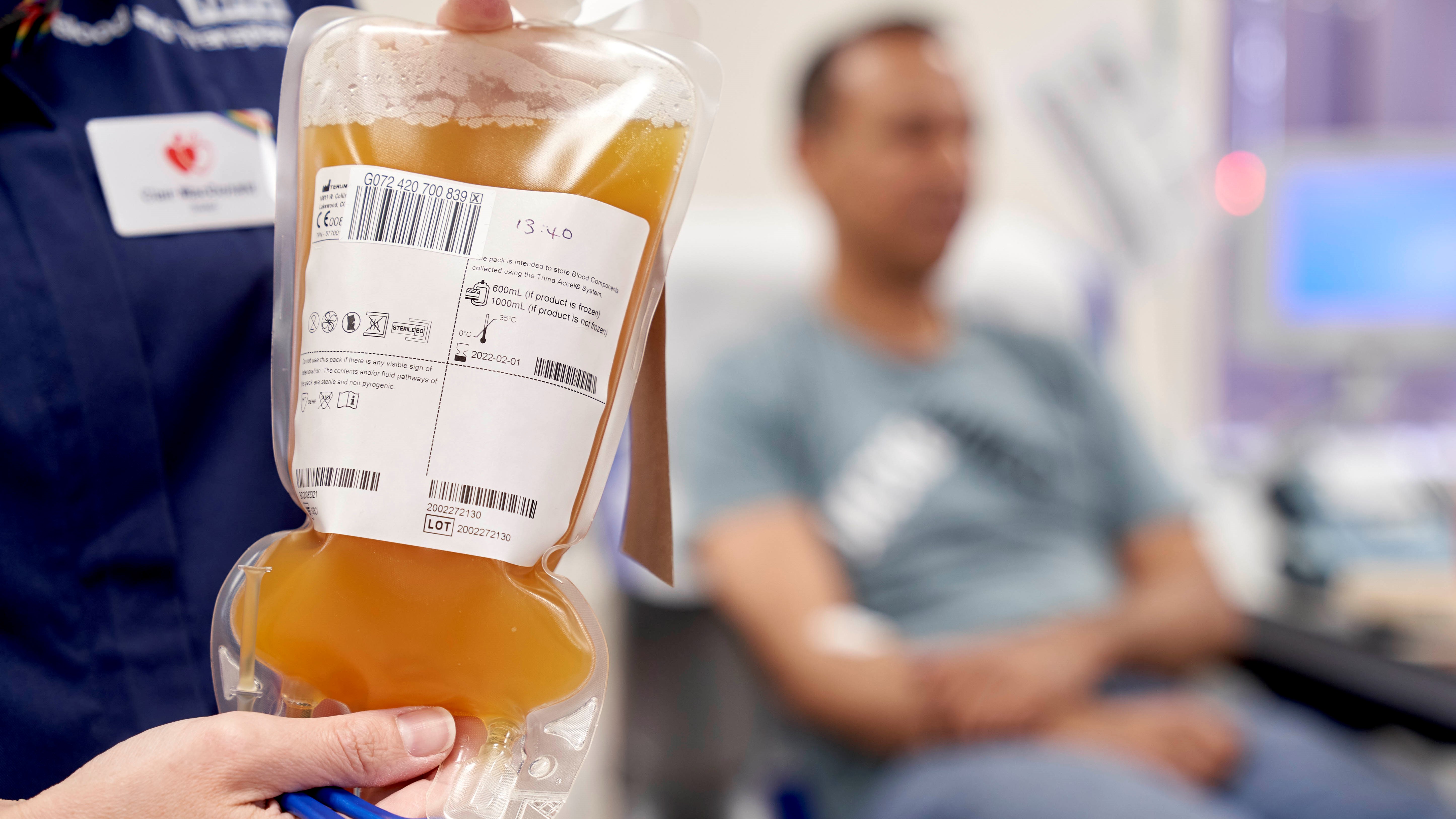 NHS Blood and Transplant donated plasma, a part of project to save injured soldiers 11042023 CREDIT British Army, MOD.jpg