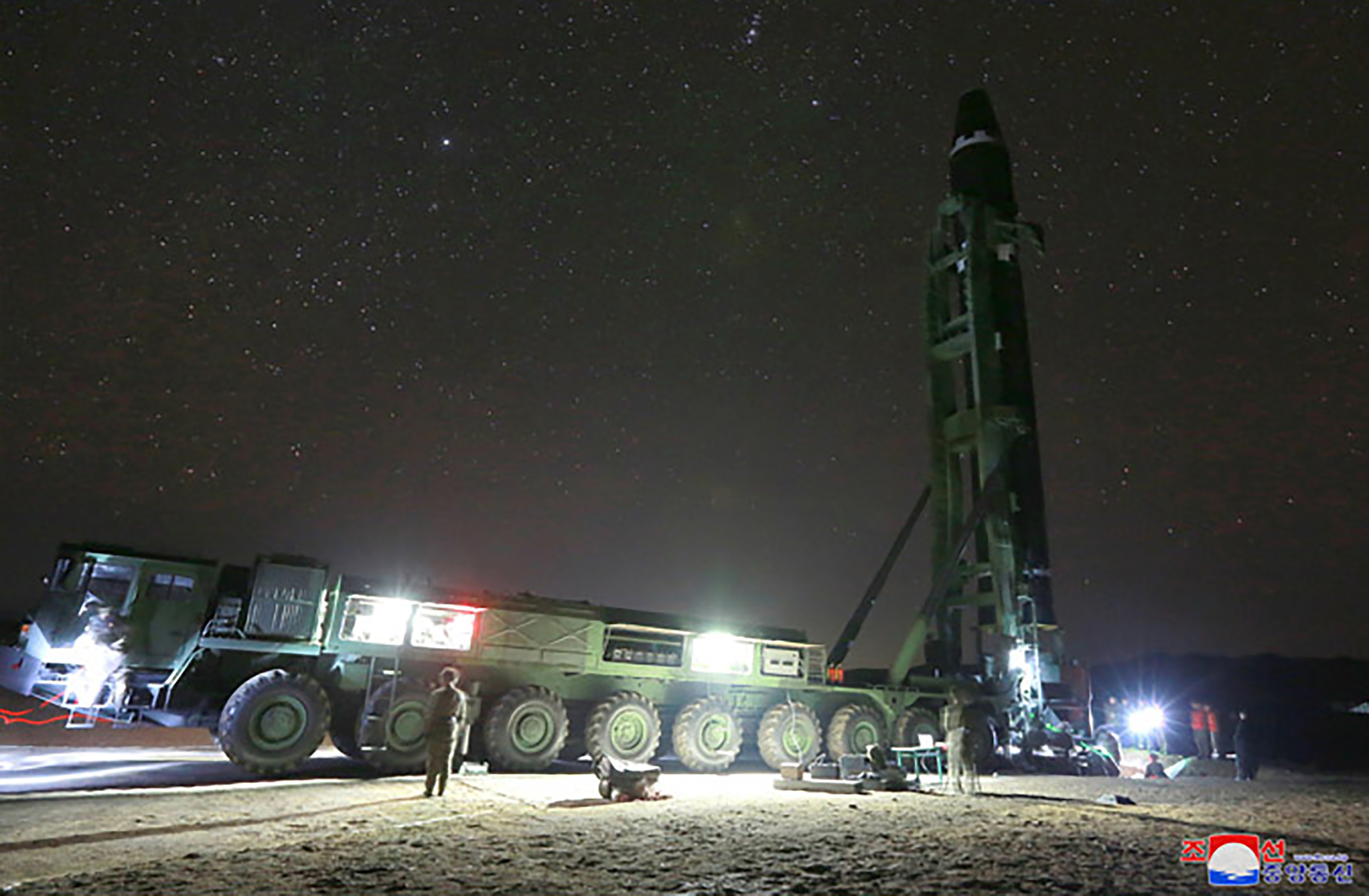 Latest North Korean ICBM prepares for launch