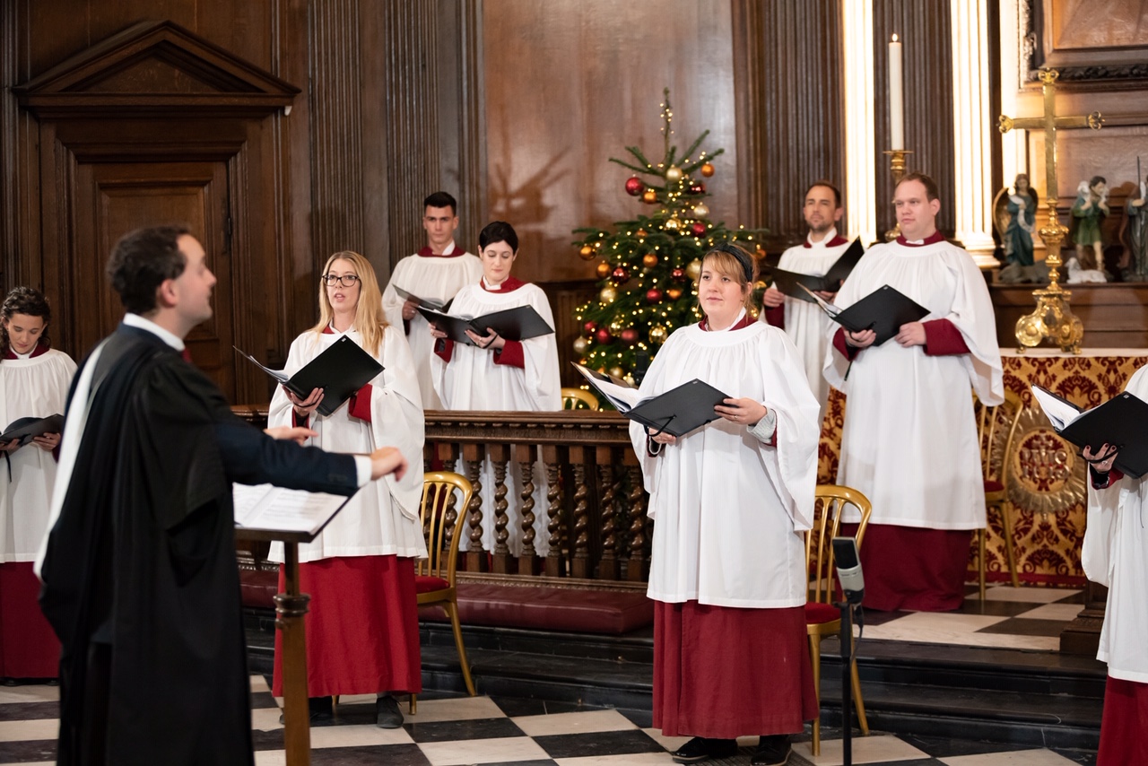 SSAFA Christmas Carol Service Wren Chapel Recording Royal Hospital Chelsea Picture Credit Apple & Biscuit