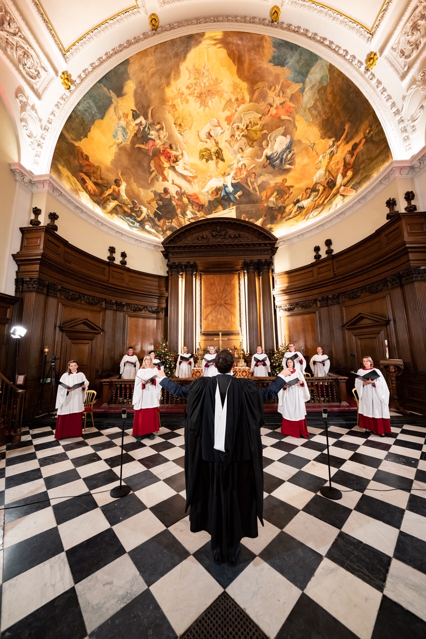 SSAFA Christmas Carol Service Wren Chapel Recording Royal Hospital Chelsea Picture Credit Apple & Biscuit