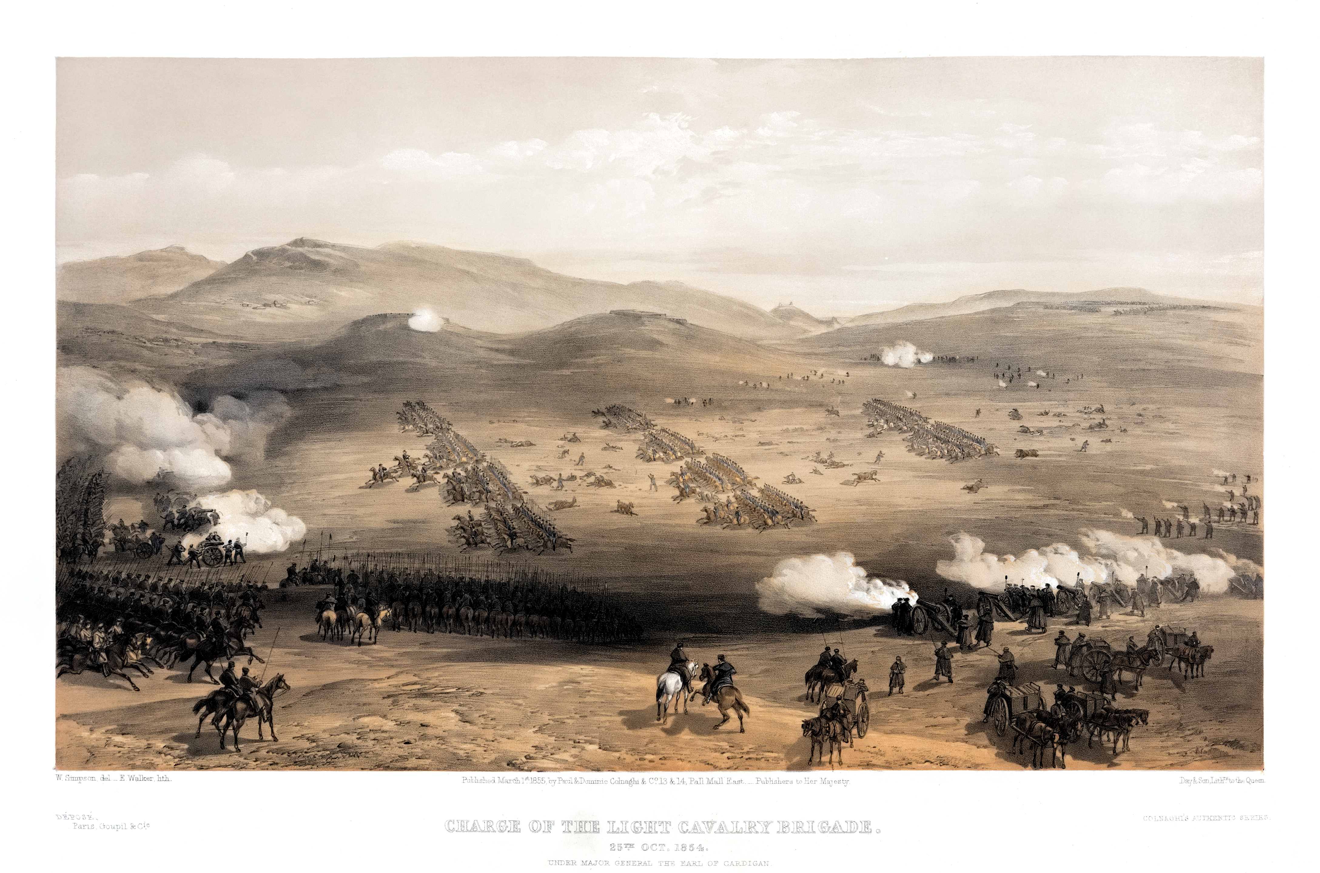 Name - William_Simpson_-_Charge_of_the_light_cavalry_brigade,_25th_Oct._1854,_under_Major_General_the_Earl_of_Cardigan