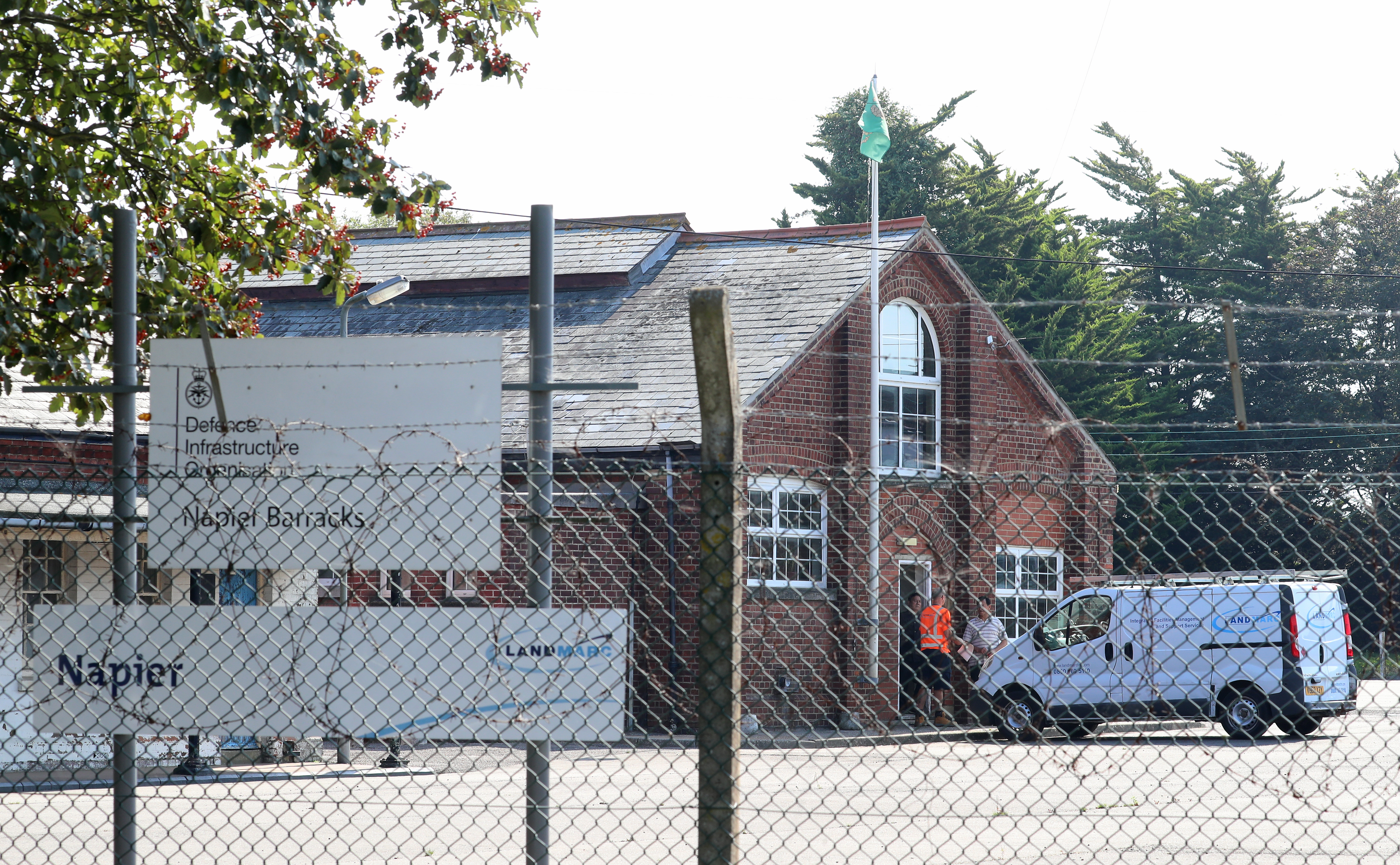 Cover image: Napier Barracks in Folkestone, Kent, where migrants will be housed while their asylum claims are processed (Picture: PA).