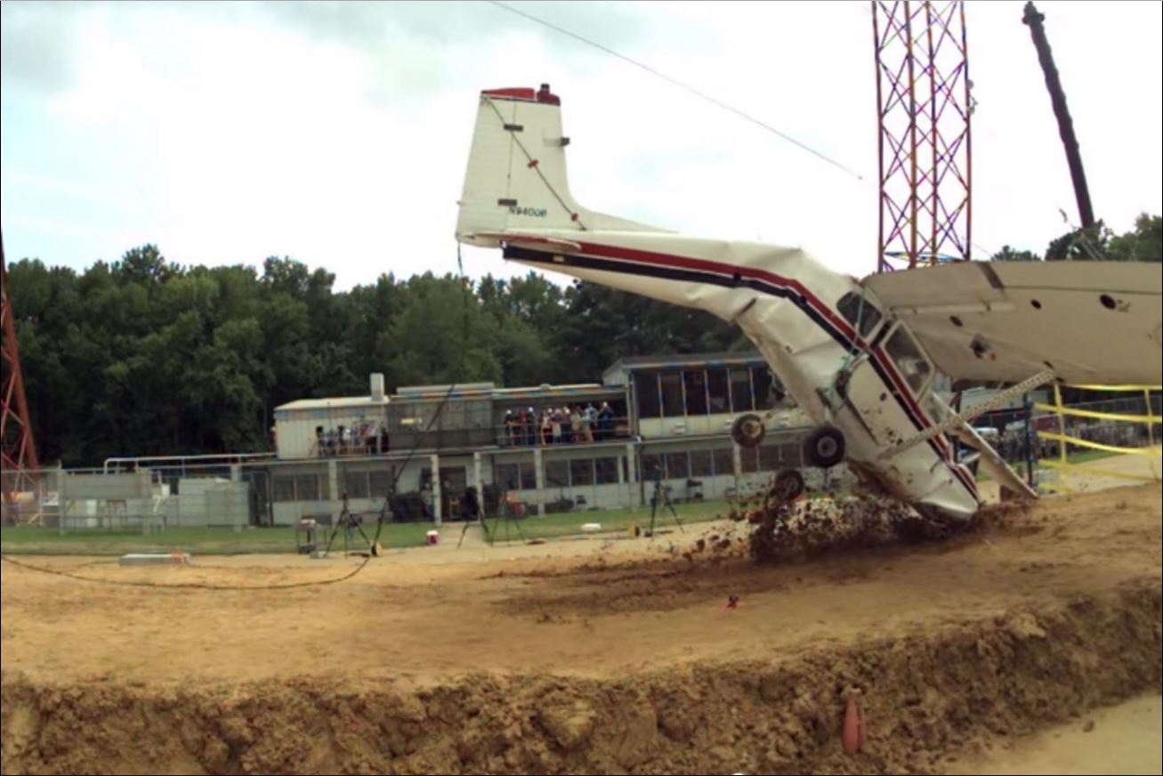 NASA Flies A Plane Into The Ground, For Safety?