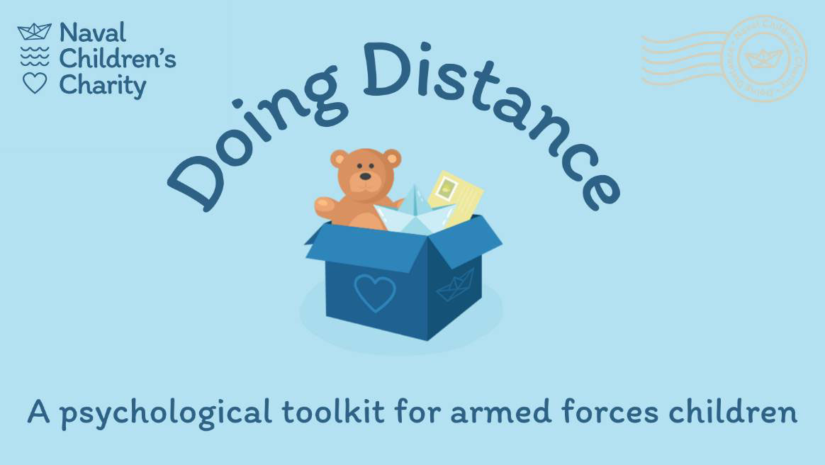 Naval Children's Charity Doing Distance logo CREDIT Naval Children's Charity