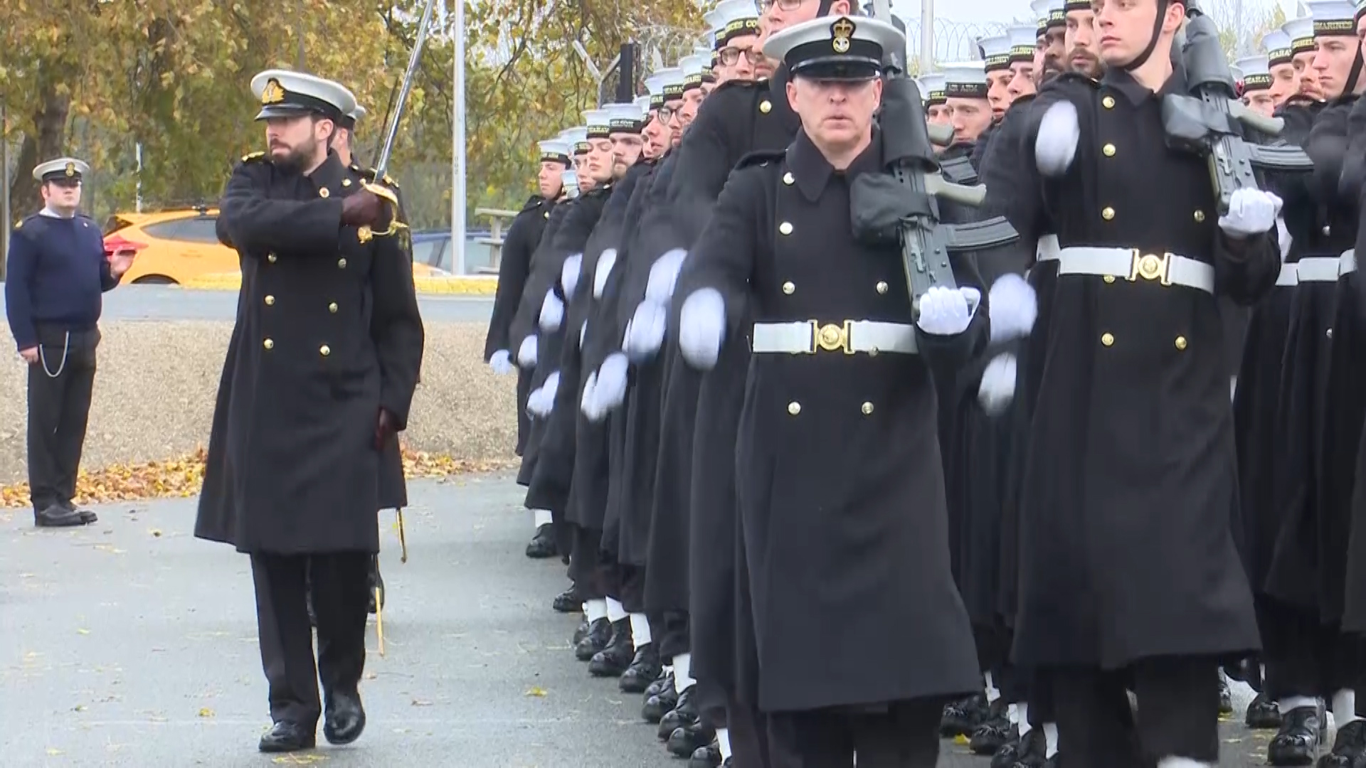 Navy Cenotaph Training 081118 CREDIT BFBS