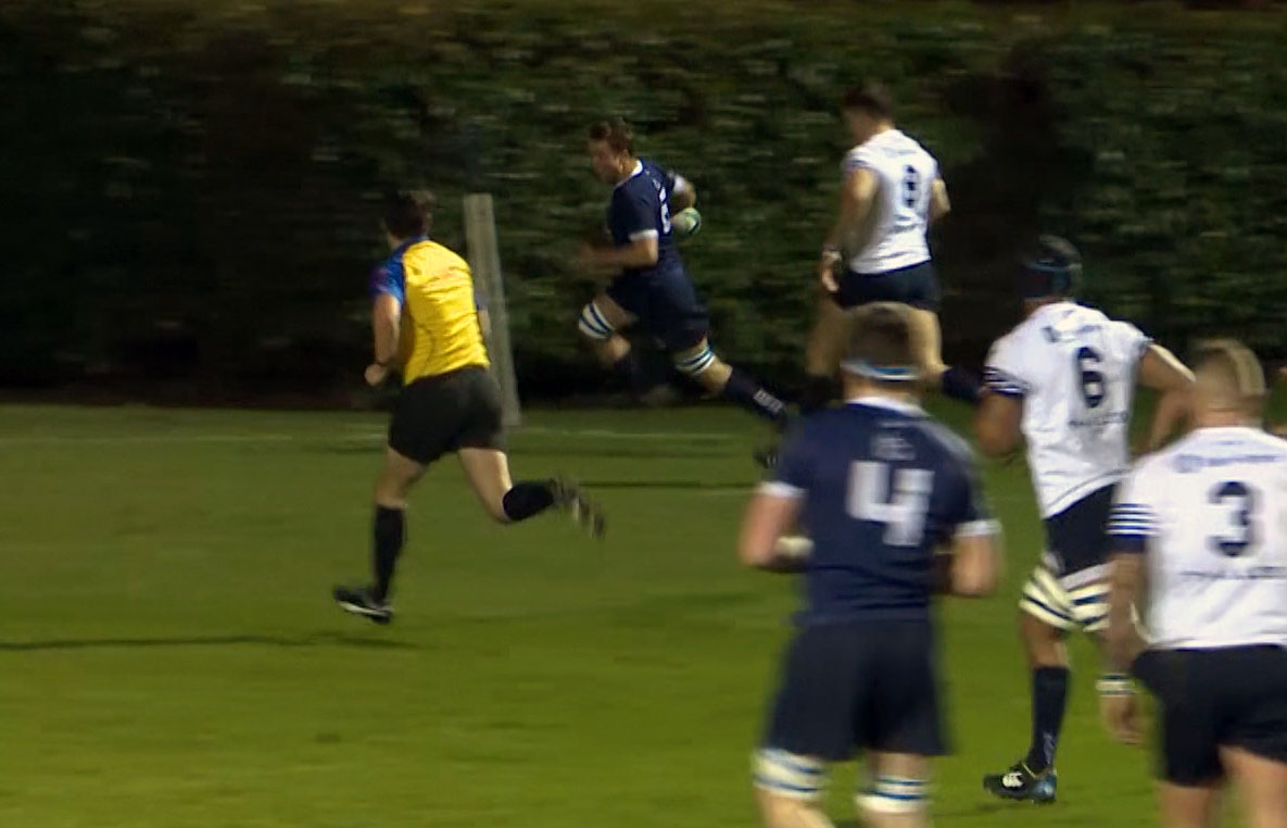 Royal Navy rugby union win Vs Oxford University 2018