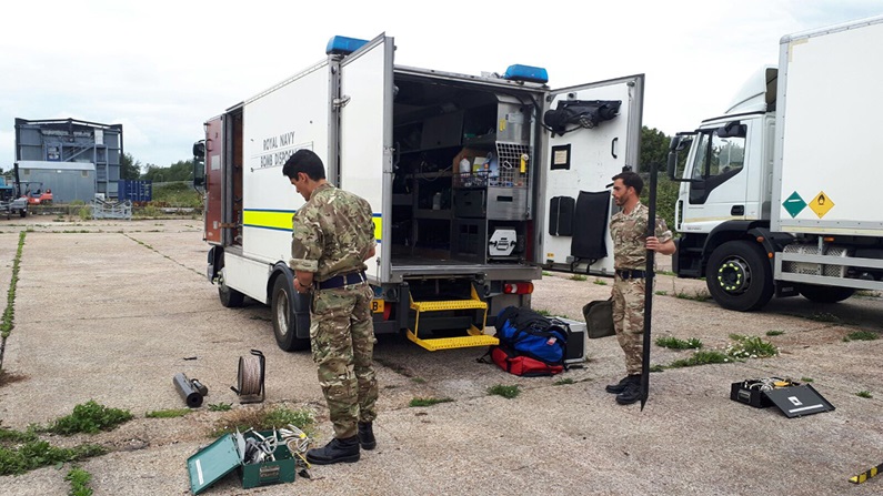 Navy divers help police deal with decades-old chemical weapons in Lincolnshire