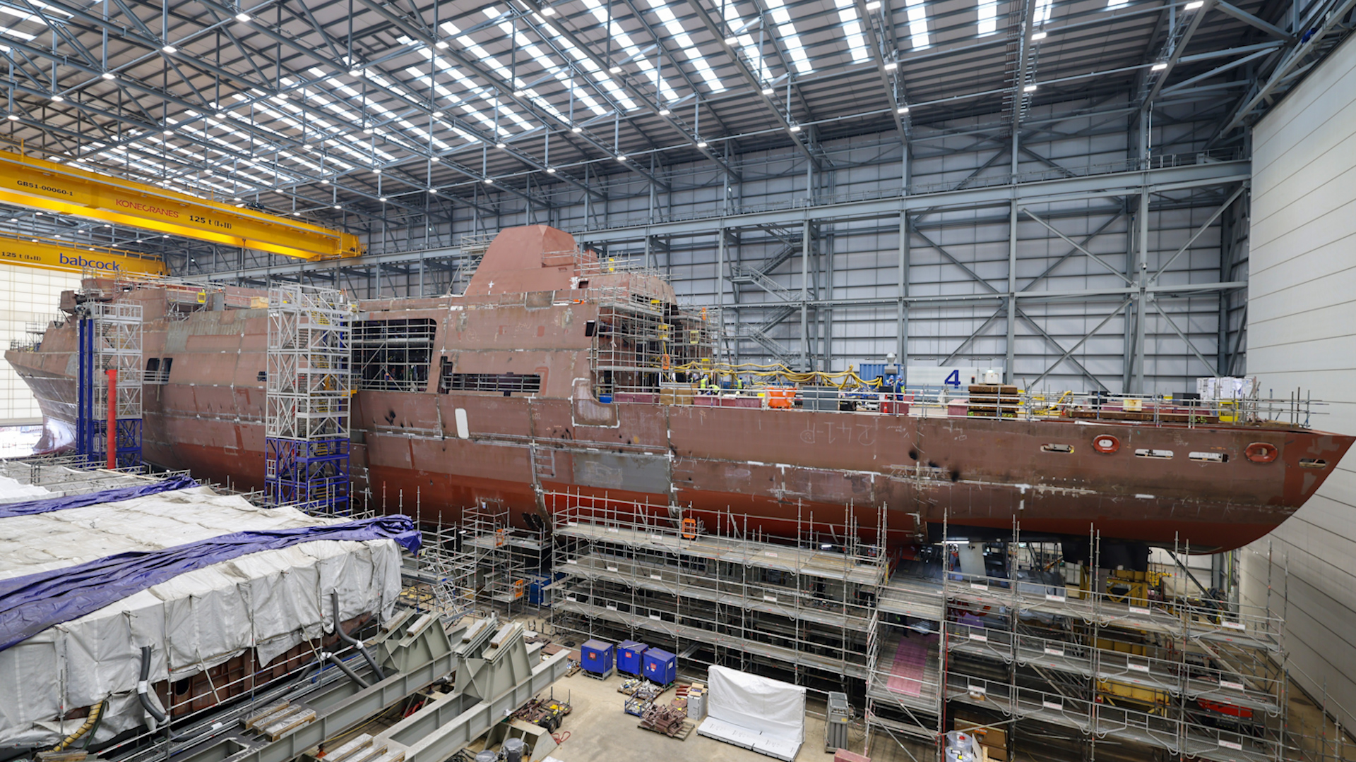 Navy’s new frigate HMS Venturer in build