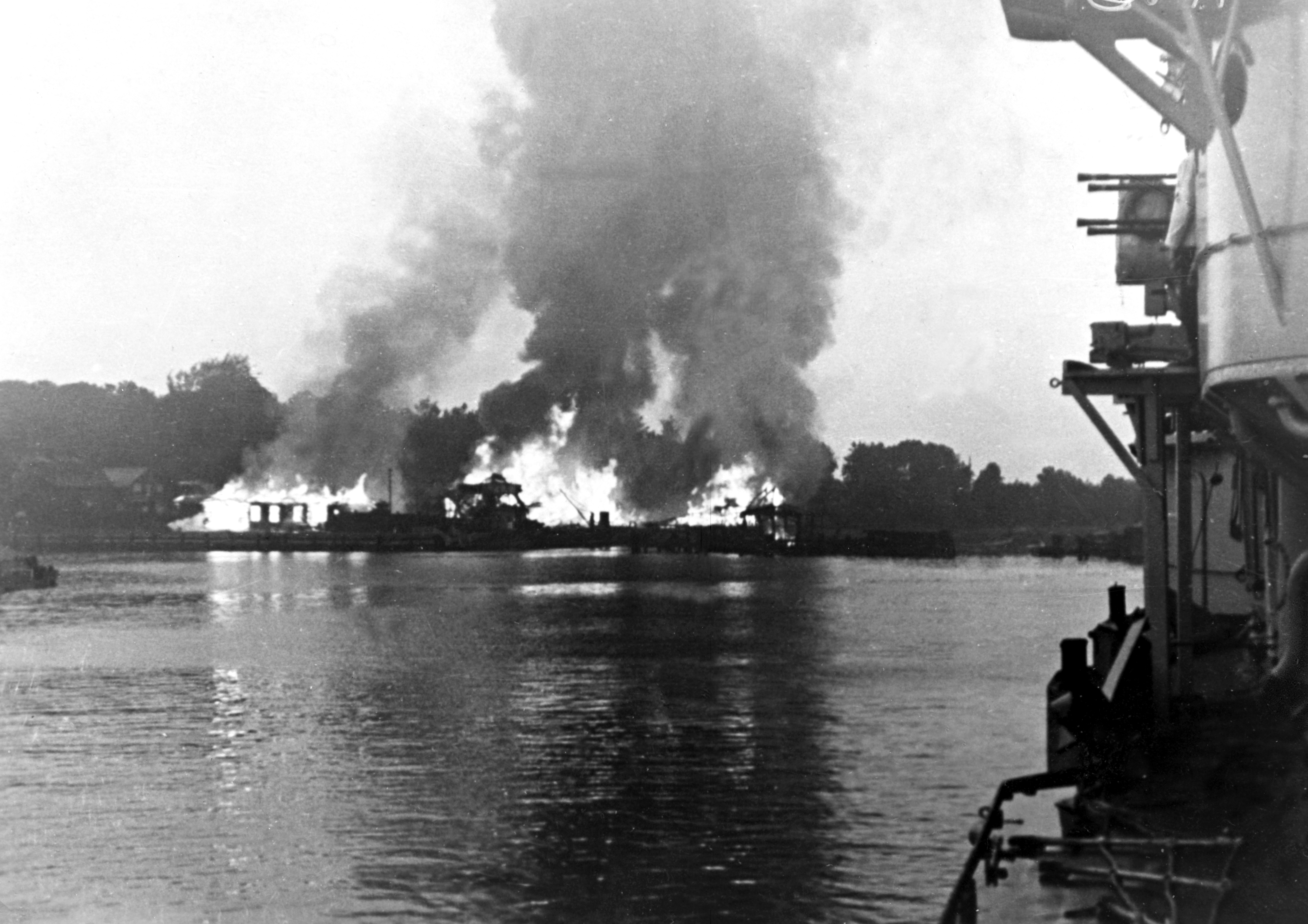 ​​​​​​​Nazi German battleships attacked a Polish military base on September 1, 1939 (Picture: PA).
