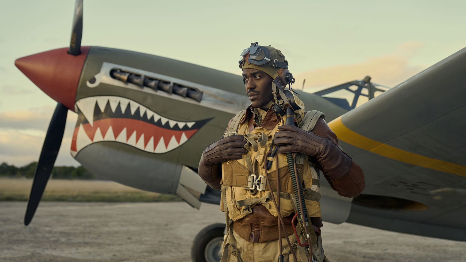 Ncuti Gatwa in Masters of the Air premiering 26 January 2024 on Apple TV+ CREDIT Apple TV+