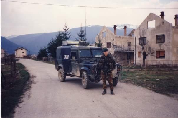 Neil Marshall served in Bosnia