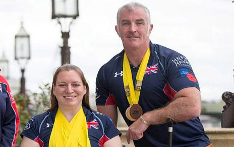 Nerys Pearce & Sean Gaffney - Wales Commonwealth Games 2018 powerlifters