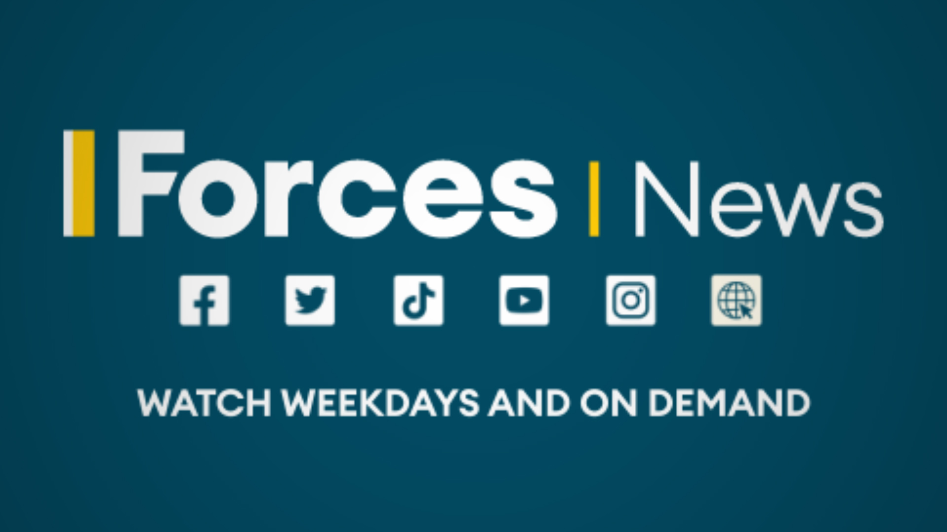 New Forces News promo NOT FOR REUSE