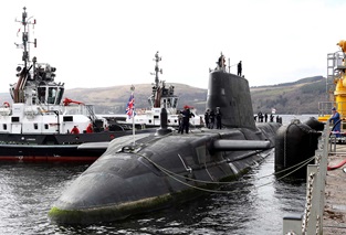 HMS Audacious Arrives In Clyde 07042020 CREDIT ROYAL NAVY