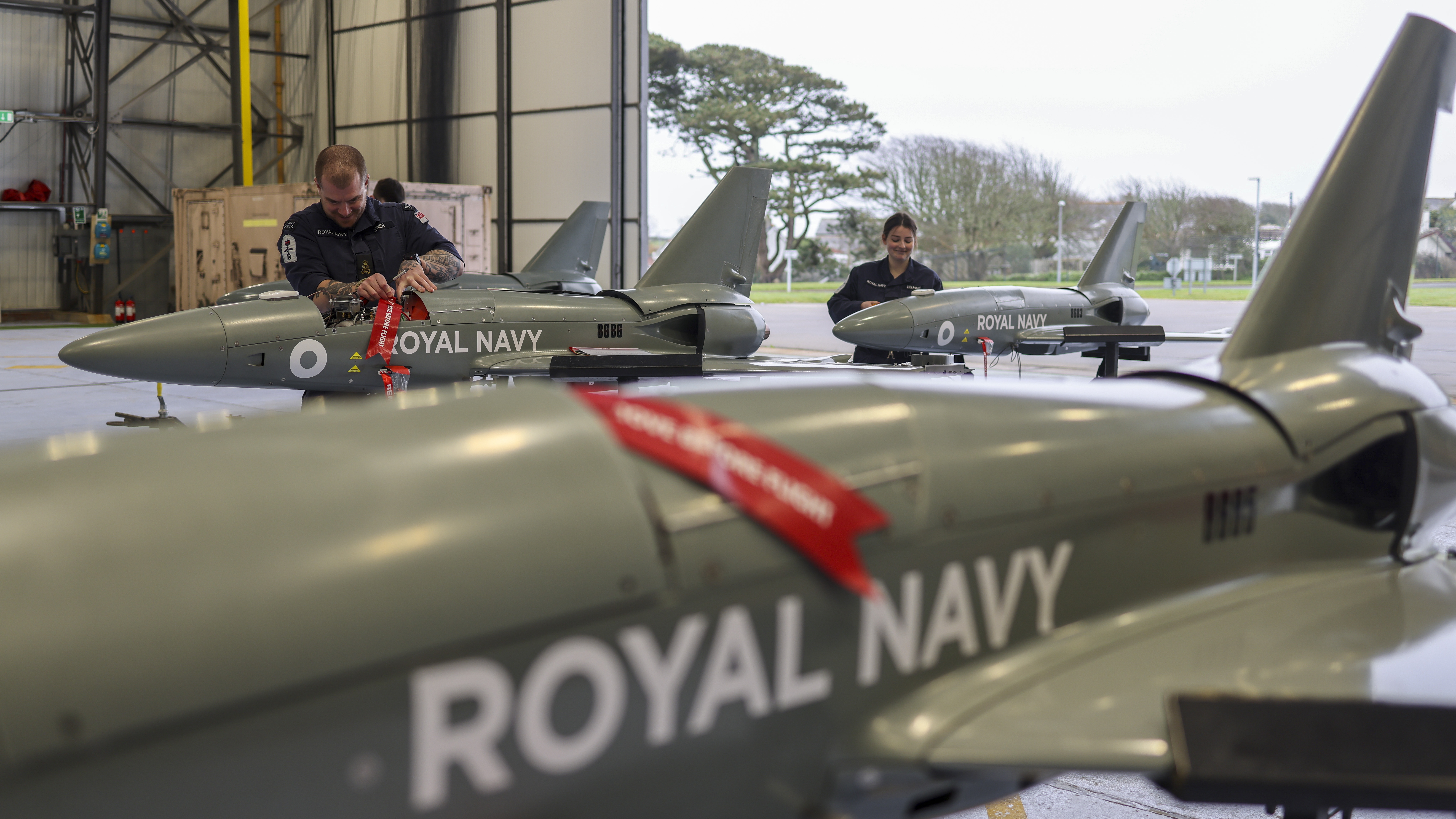 New Royal Navy Banshee drones