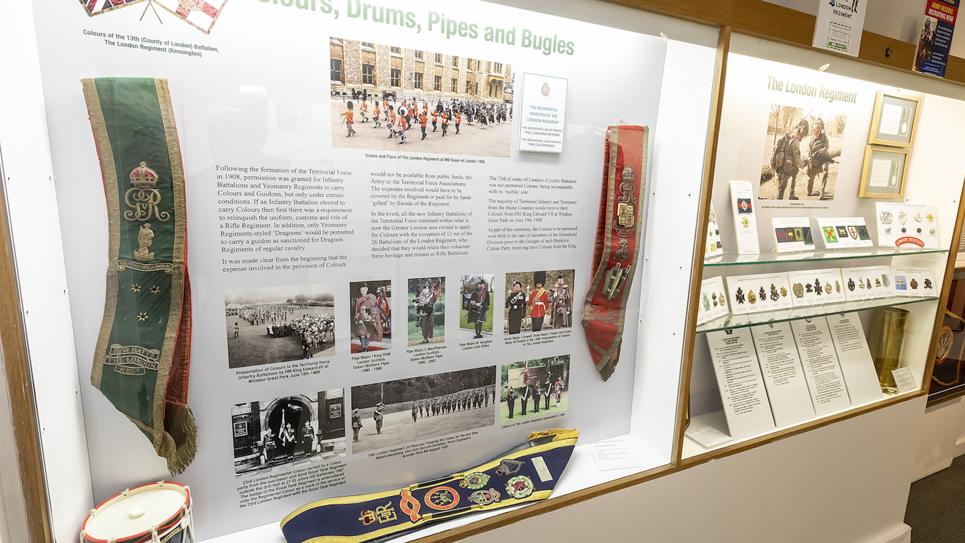 The new exhibition aims to offer a walk through history (Picture: Reserve Forces and Cadets Association).