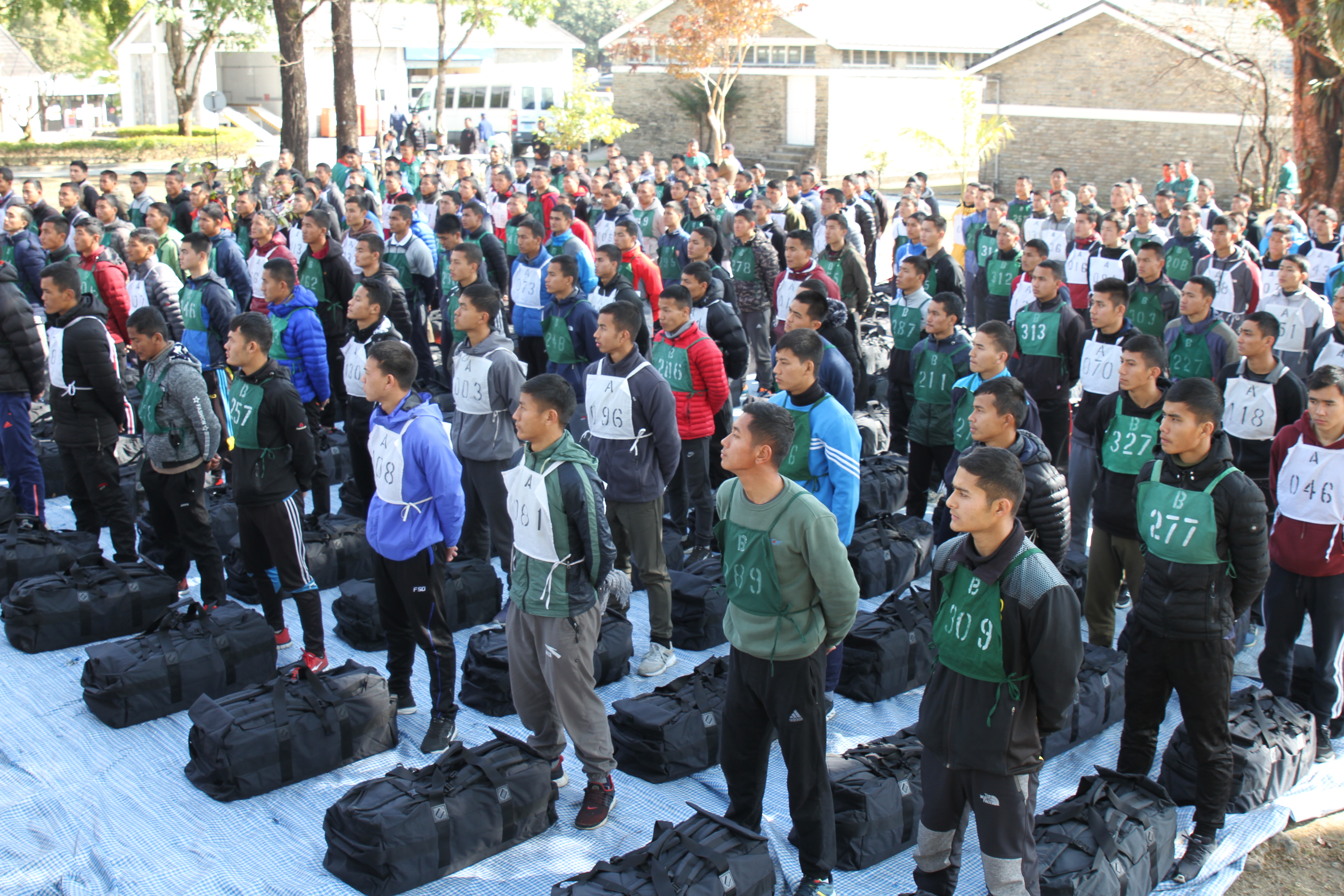 New recruits in Pokhara 080219 CREDIT Brianna Nightingale, Bikash Chandra Dewan, Khopjung Gurung