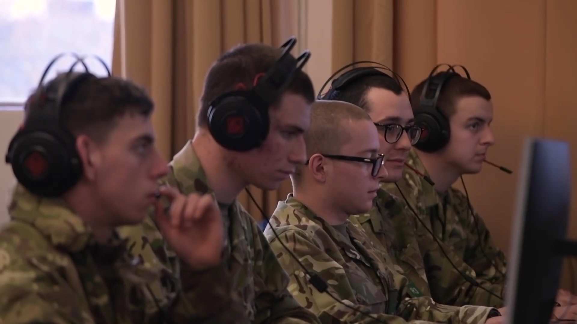 New technological methods of training infantry at Catterick.