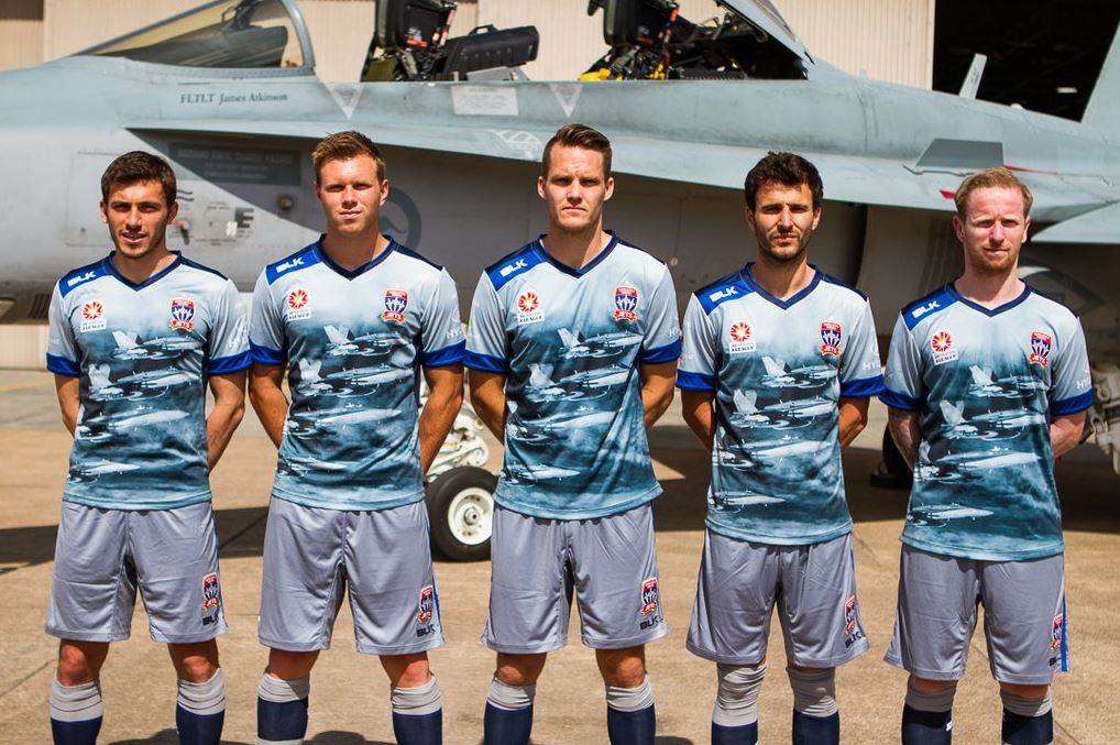 Football Team Honours Air Force With Fighter-Jet Kit