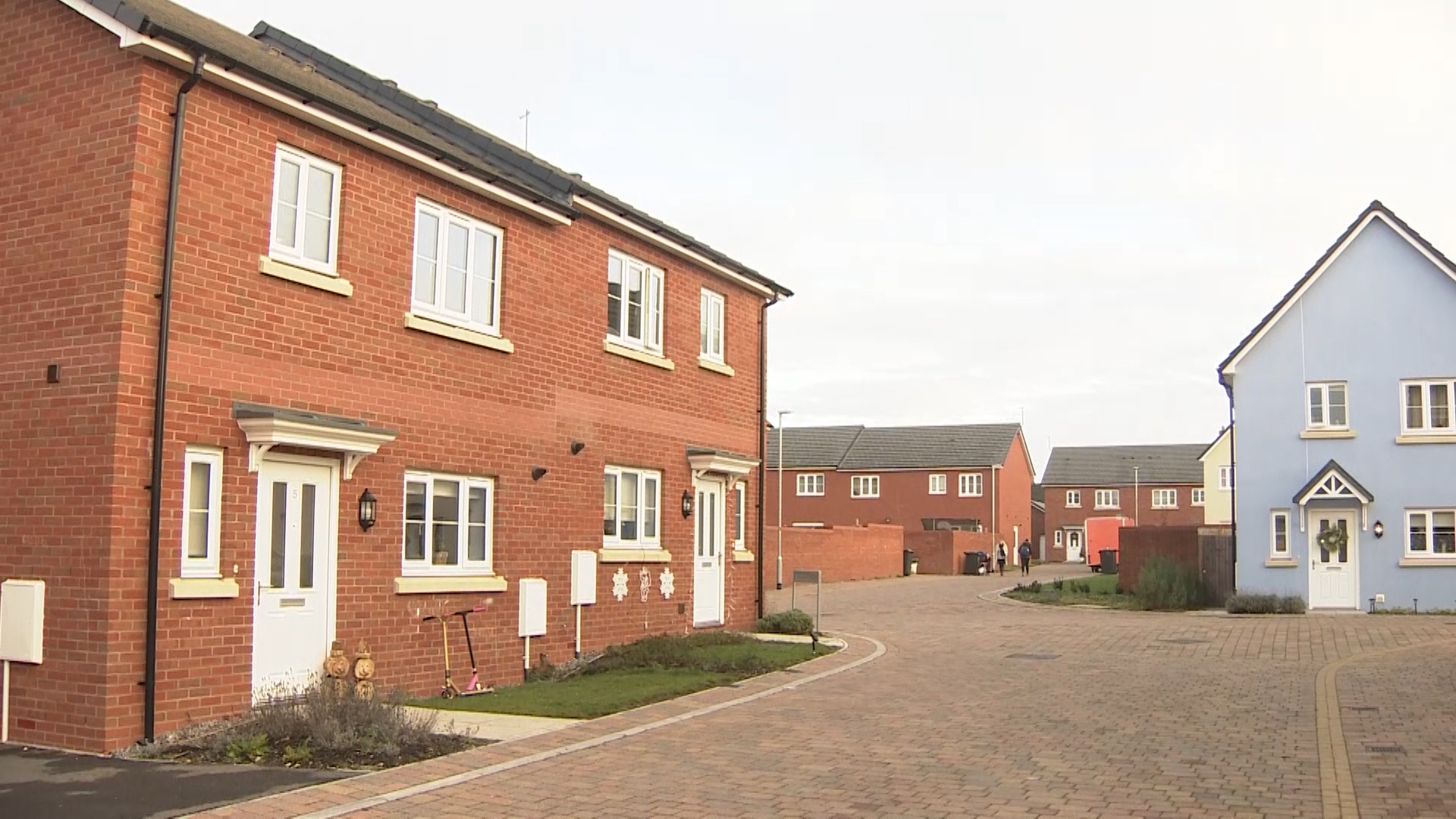 Newly built military housing at Salisbury Plain 141220 CREDIT BFBS