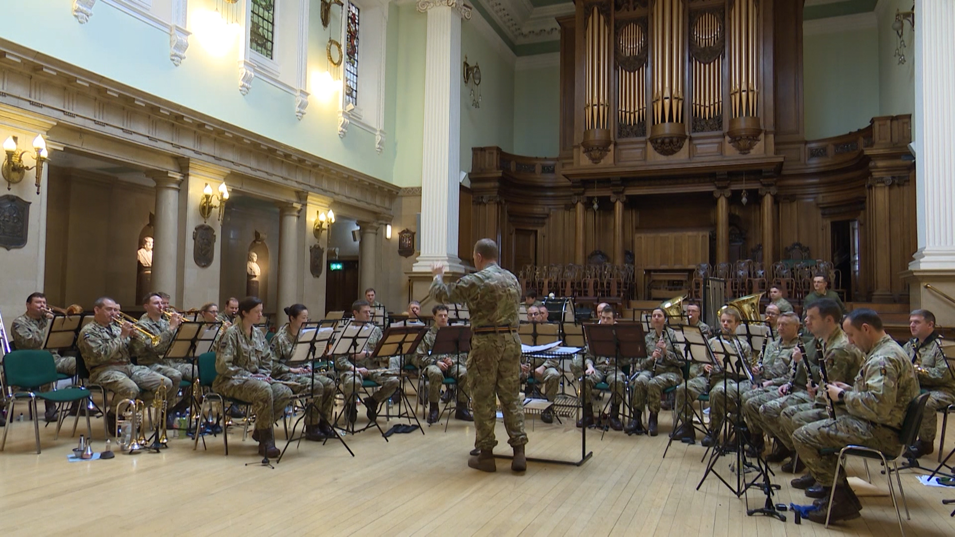 Band of the Royal Regiment of Scotland performing