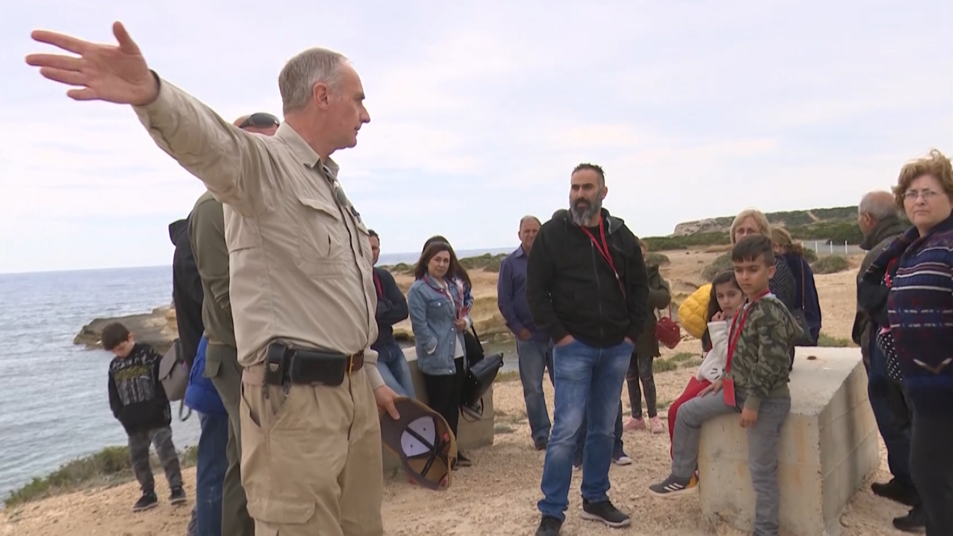 British archaeologists and locals explore Roman ruins at RAF Akrotiri in Cyprus