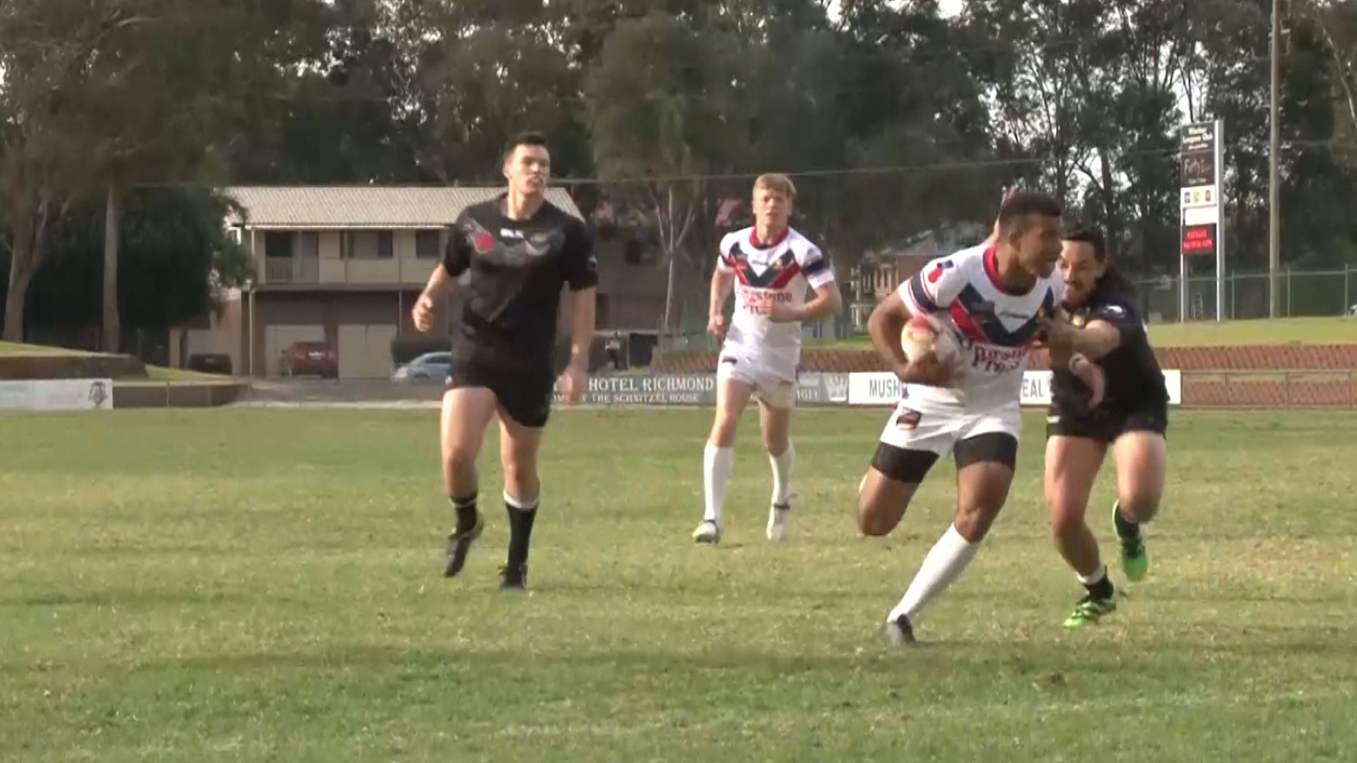 UKAF Rugby League team score against NZ in Defence World Cup in Australia