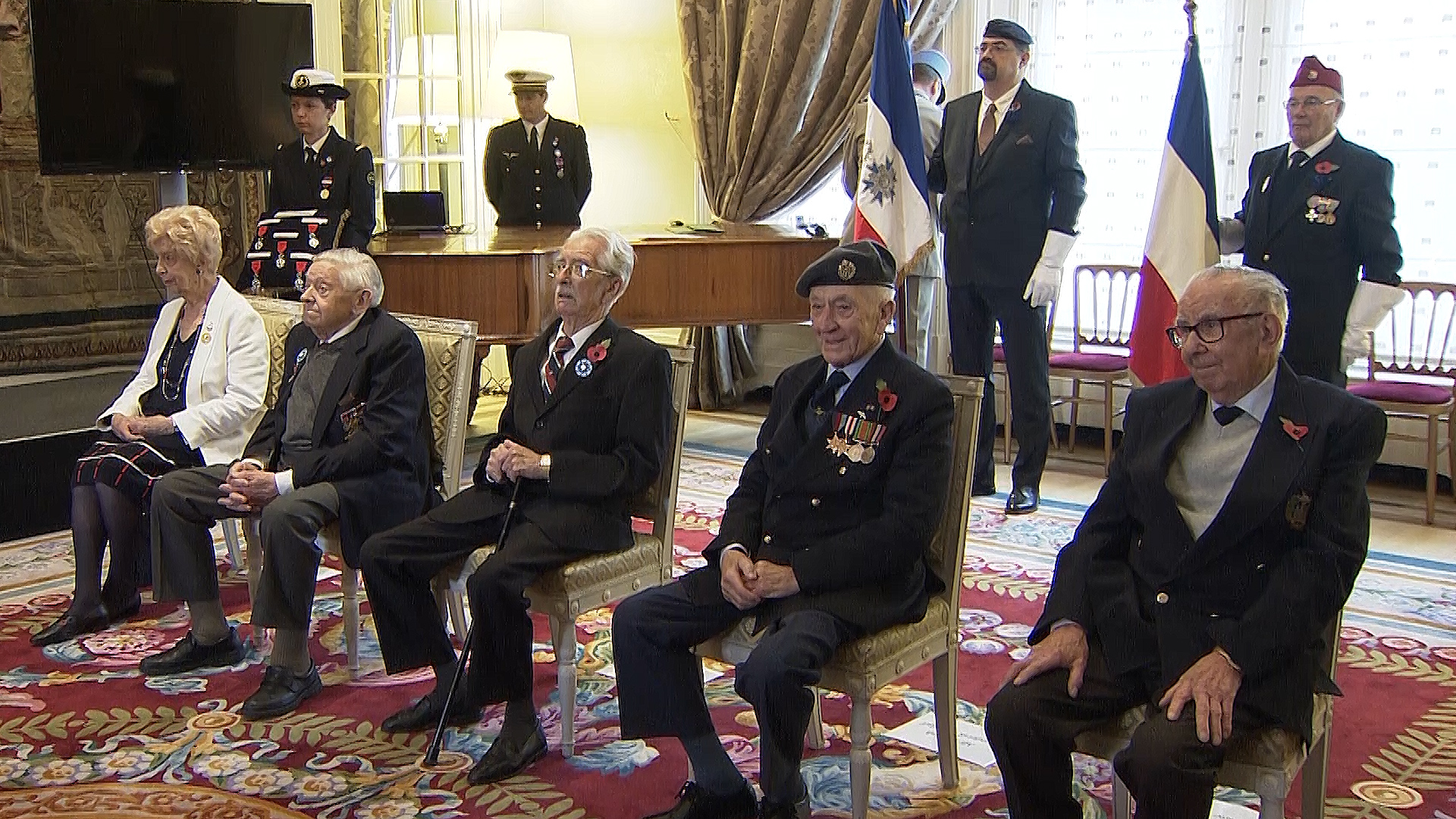 British WW2 veterans receive France's highest military medal