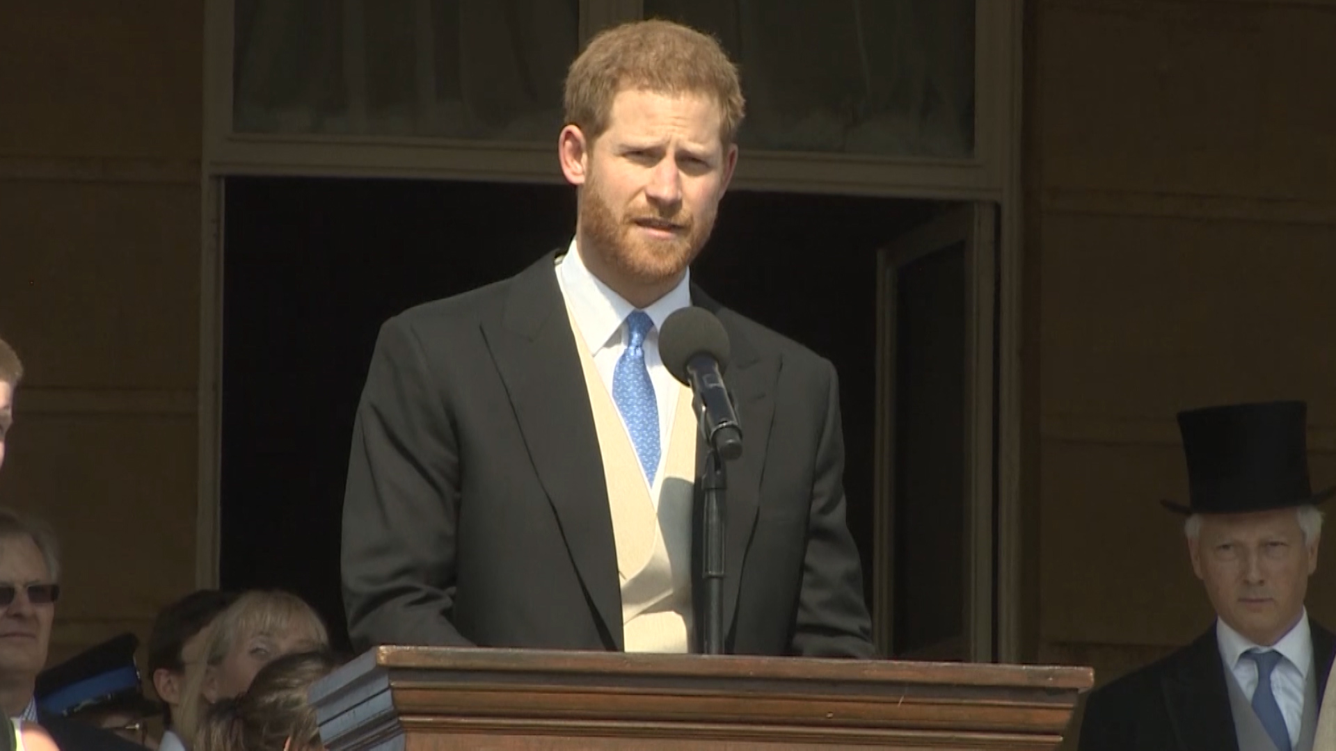 Harry speaking at the Prince of Wales' 70th Birthday Patronage Celebration