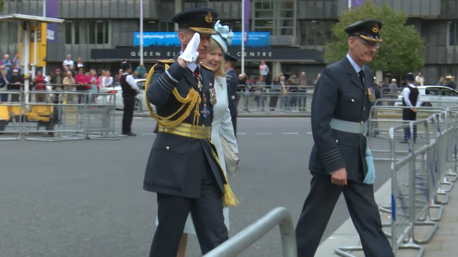 Air Chief Marshall Sir Stephen Hillier at Battle of Britain service