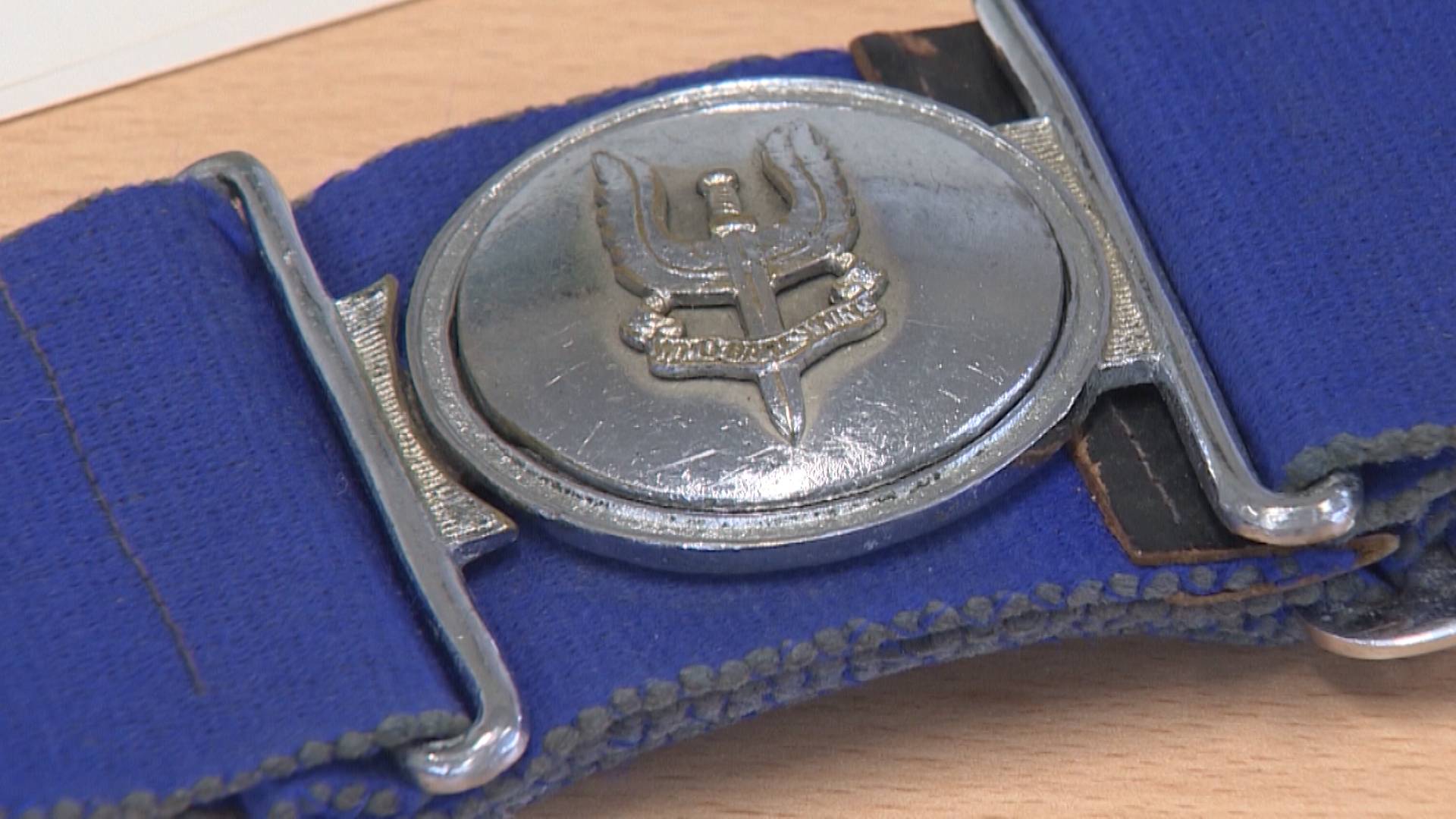 Belt of Iranian Embassy SAS vet Ian White